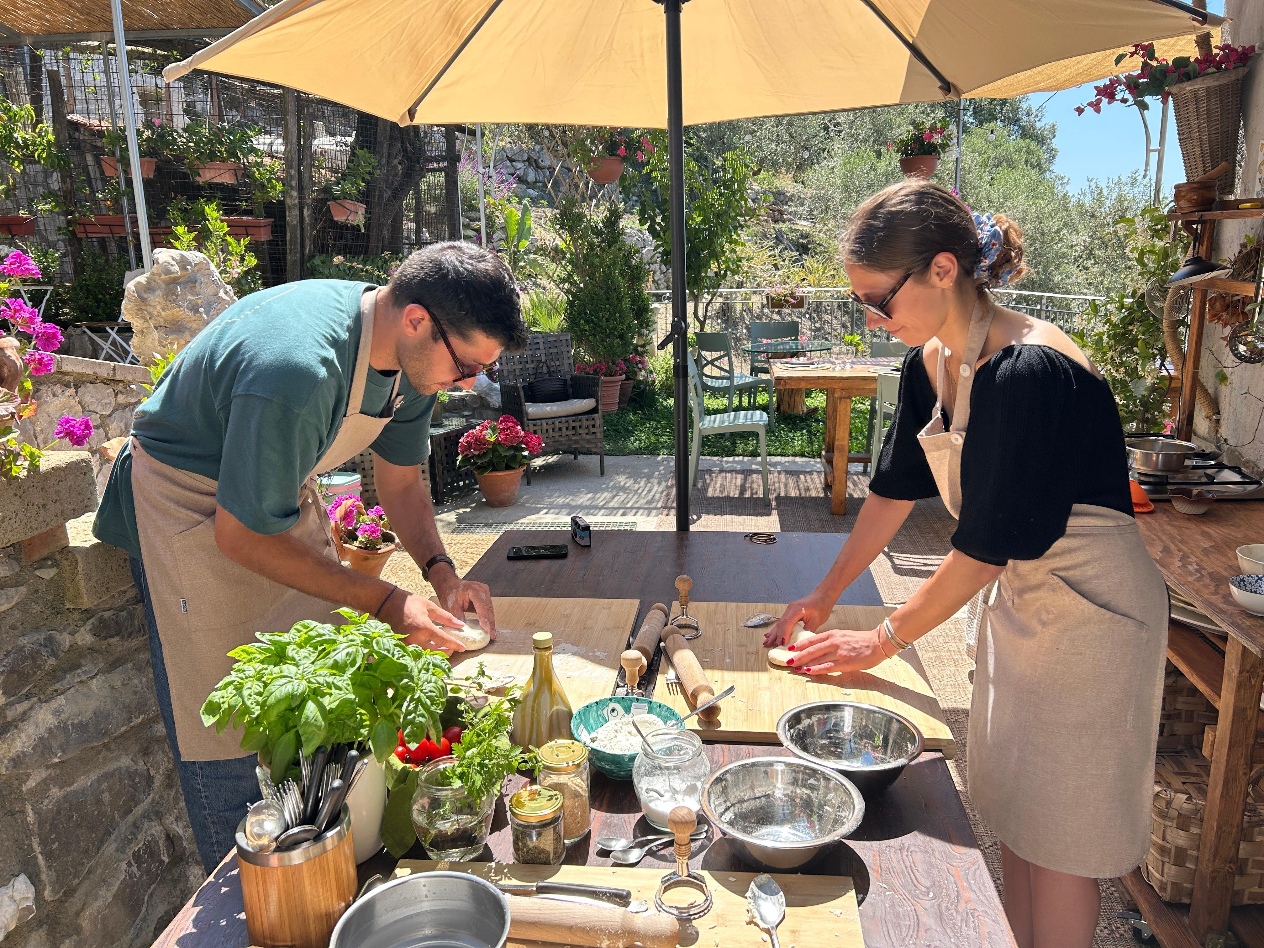 Sorrento: Marì Family Farm Cooking Class with Amalfi Coast Views