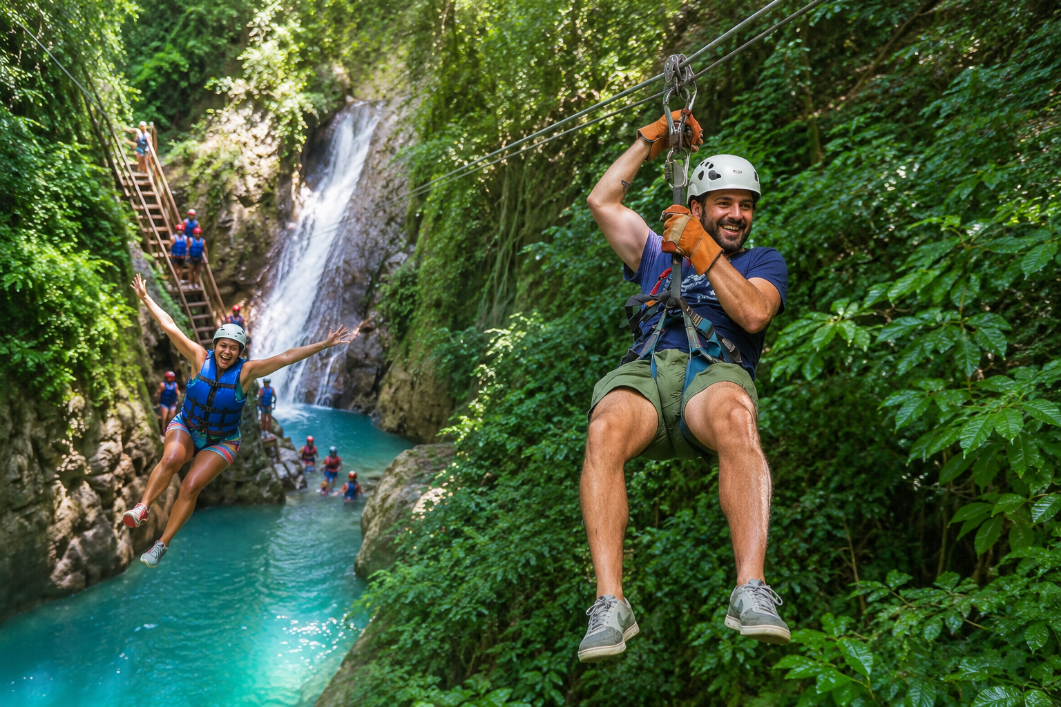 Puerto Plata: Waterfalls, Zip-Lining & Historic City Tour