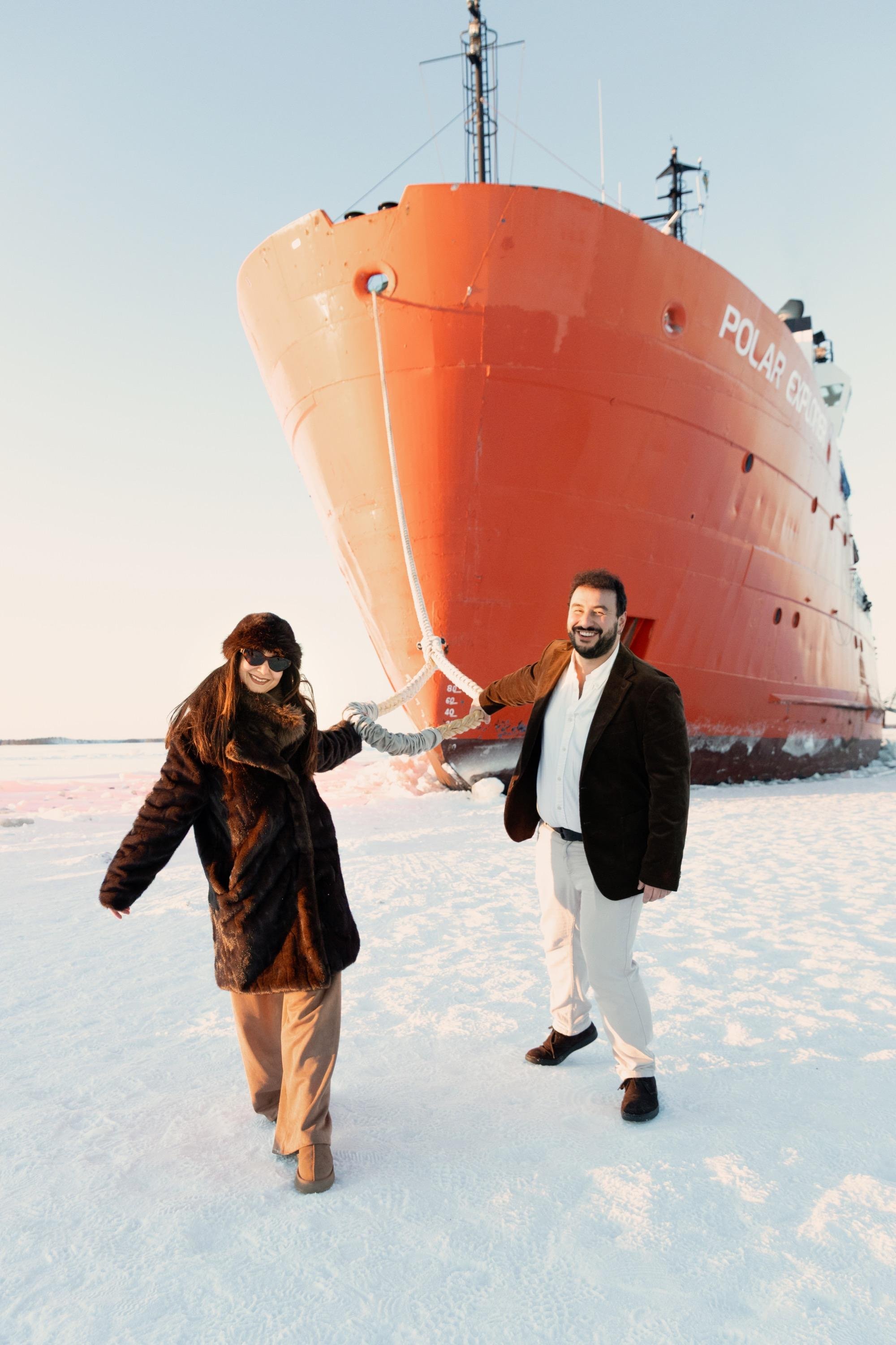 Arctic Icebreaker Cruise: Float & Walk on Frozen Sea