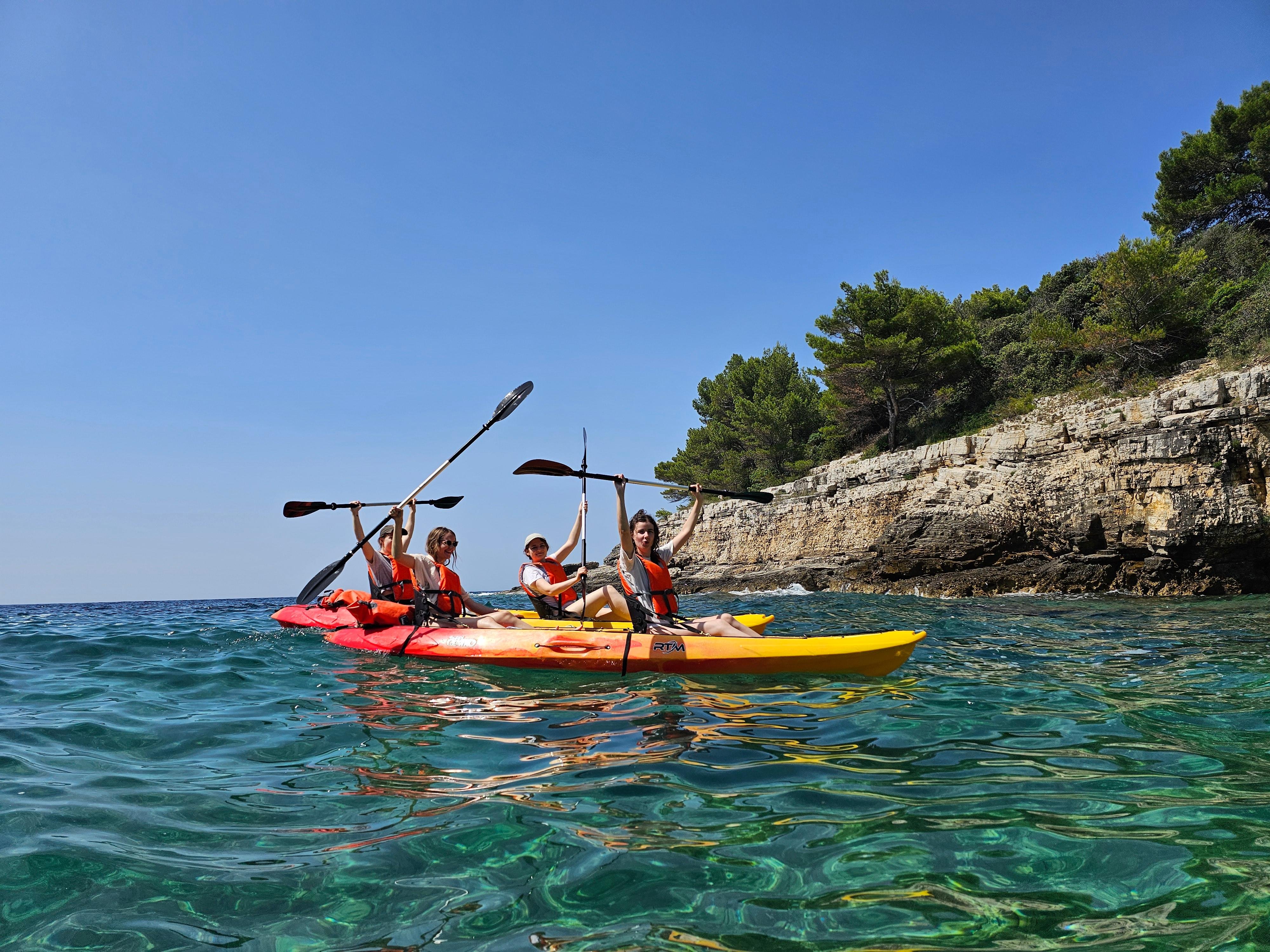 Pula Coastal Kayaking: Caves, Snorkeling & Island Hopping