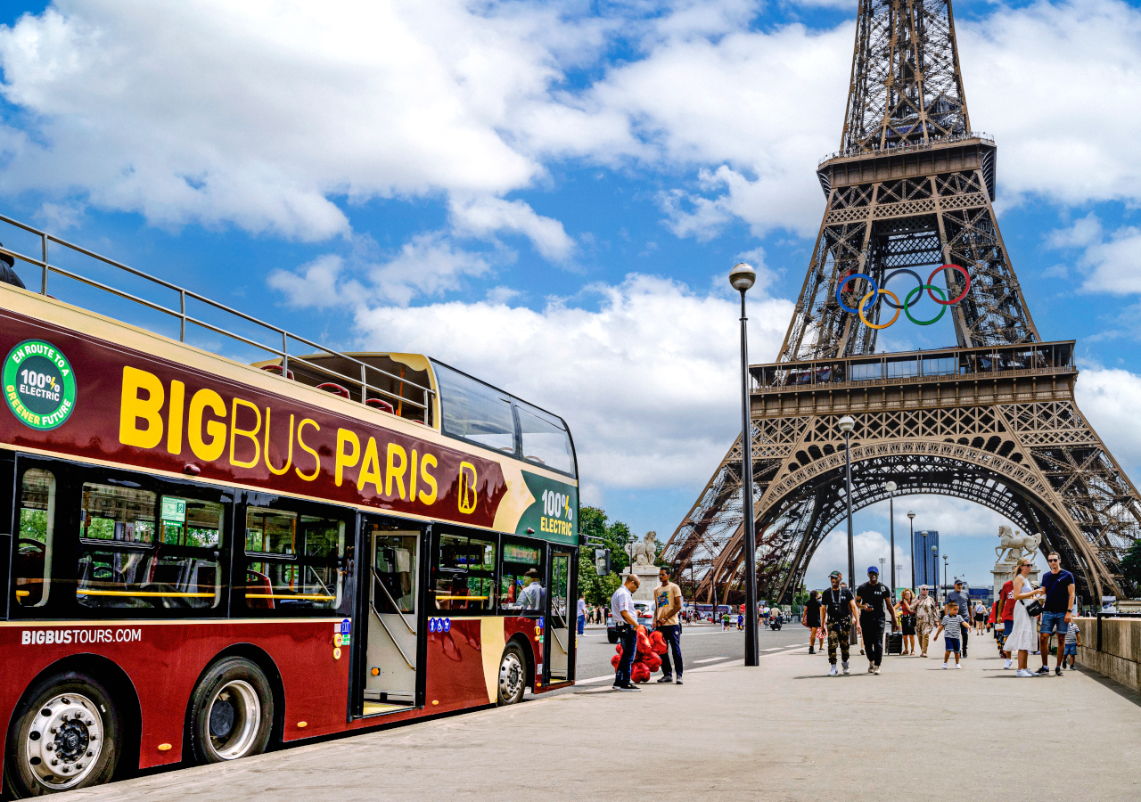 Paris Big Bus Hop-On Hop-Off Tour with Optional Seine River Cruise