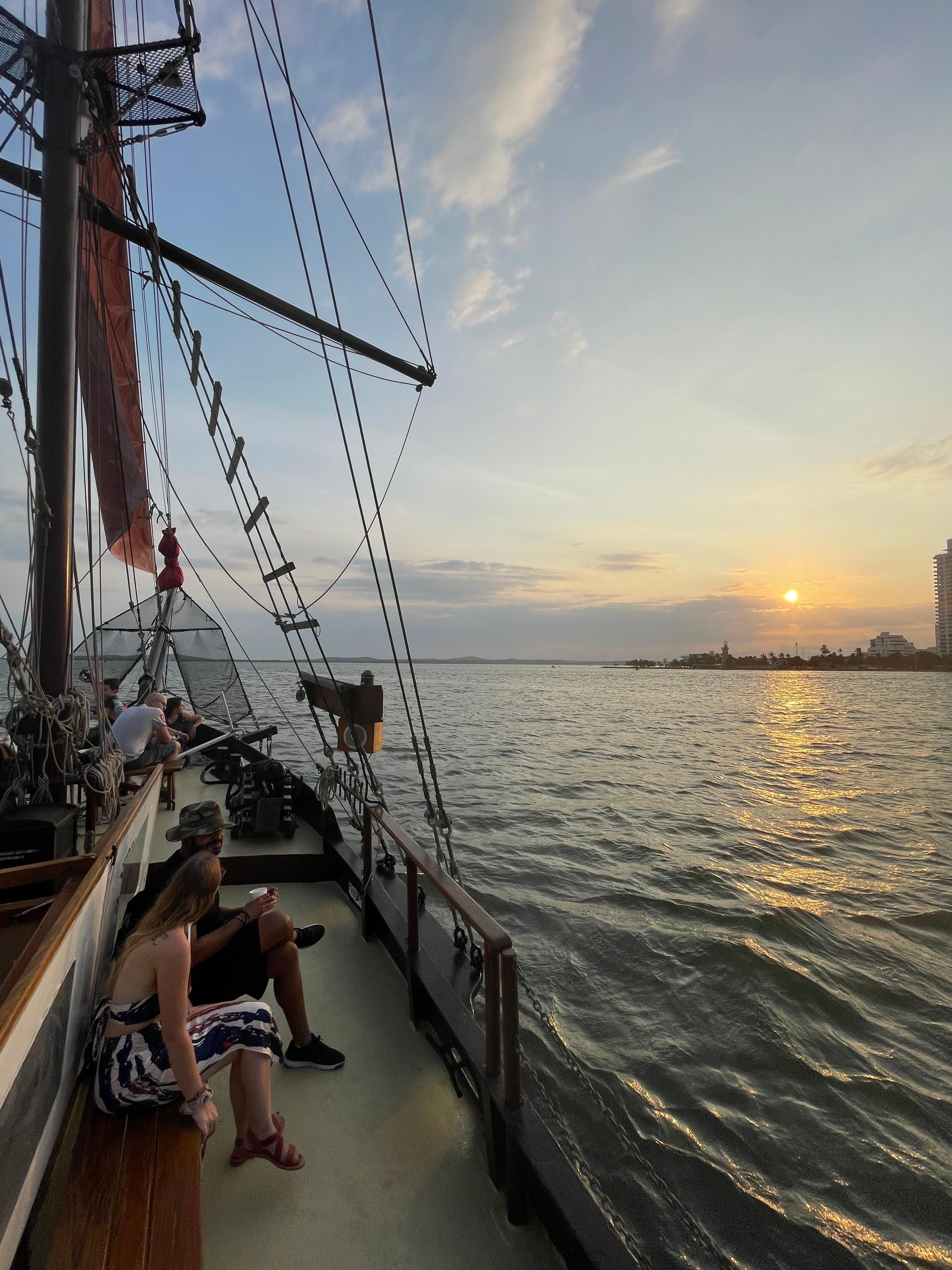 Cartagena Sunset Pirate Ship Cruise with Open Bar