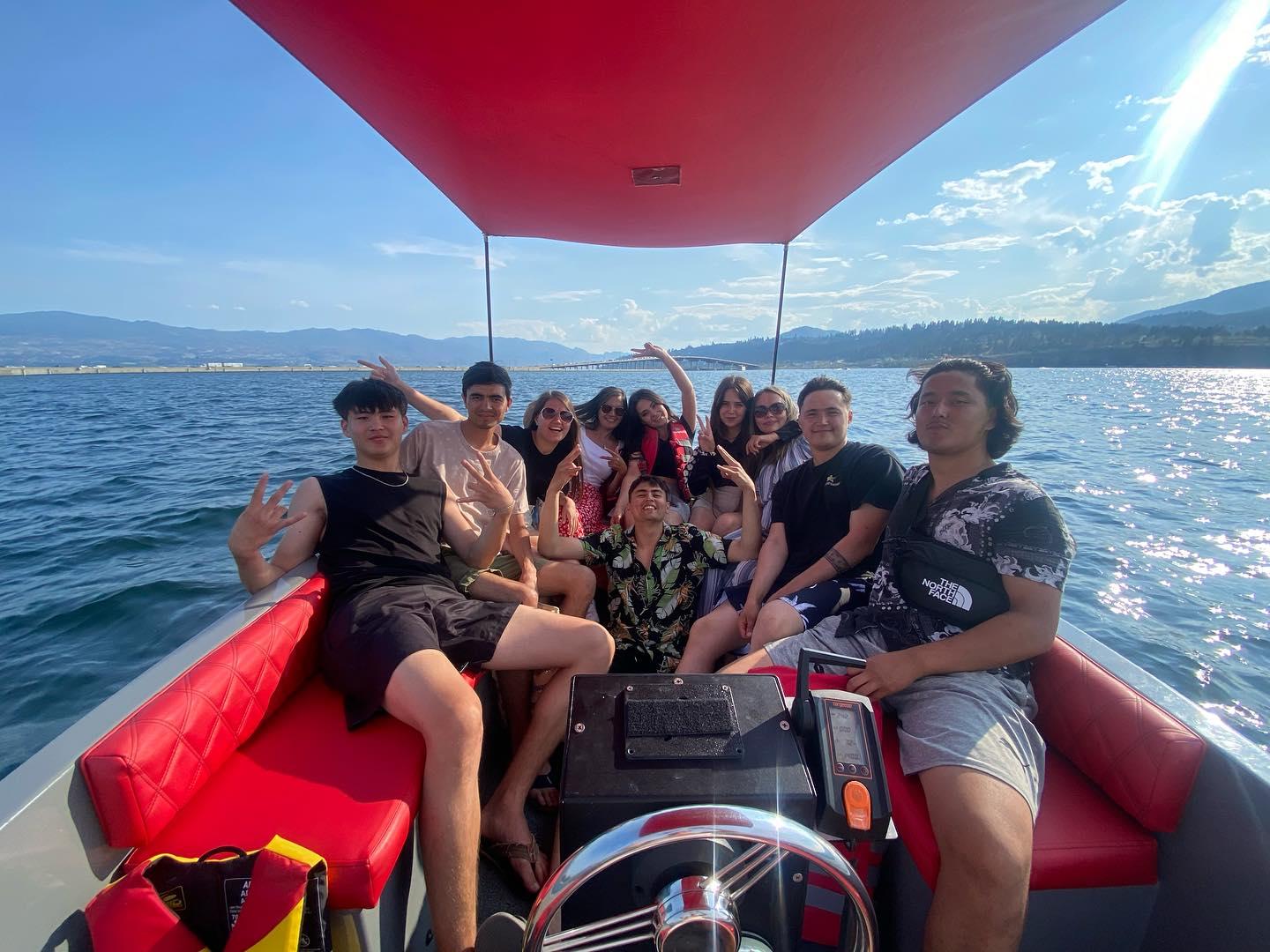 Private Electric Boat Cruise on Okanagan Lake
