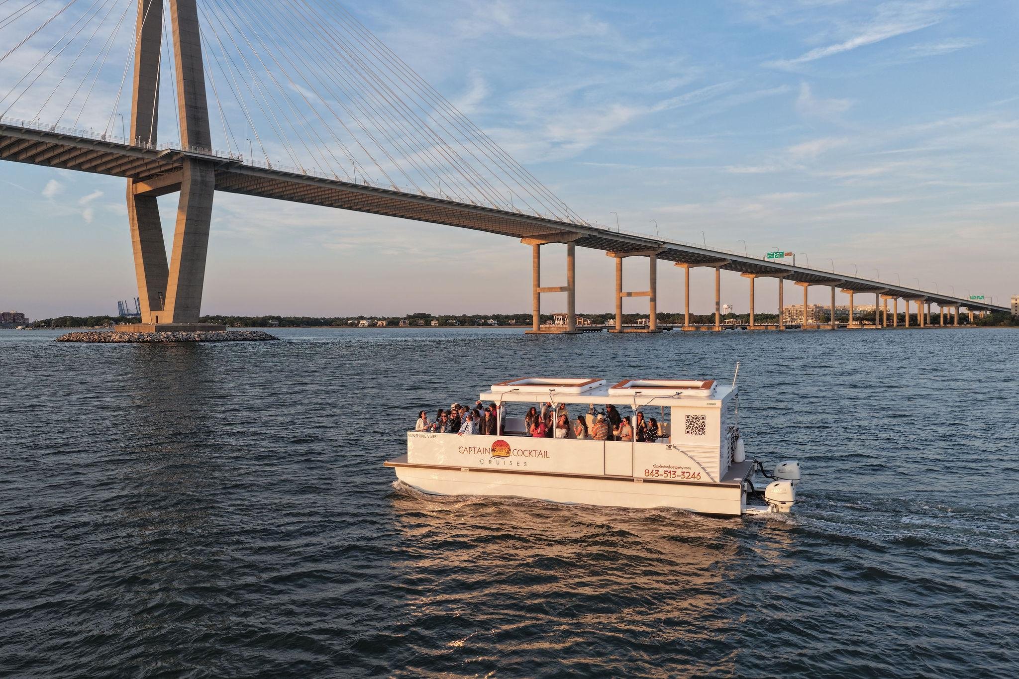 Charleston Harbor Social BYOB Party Boat Cruise