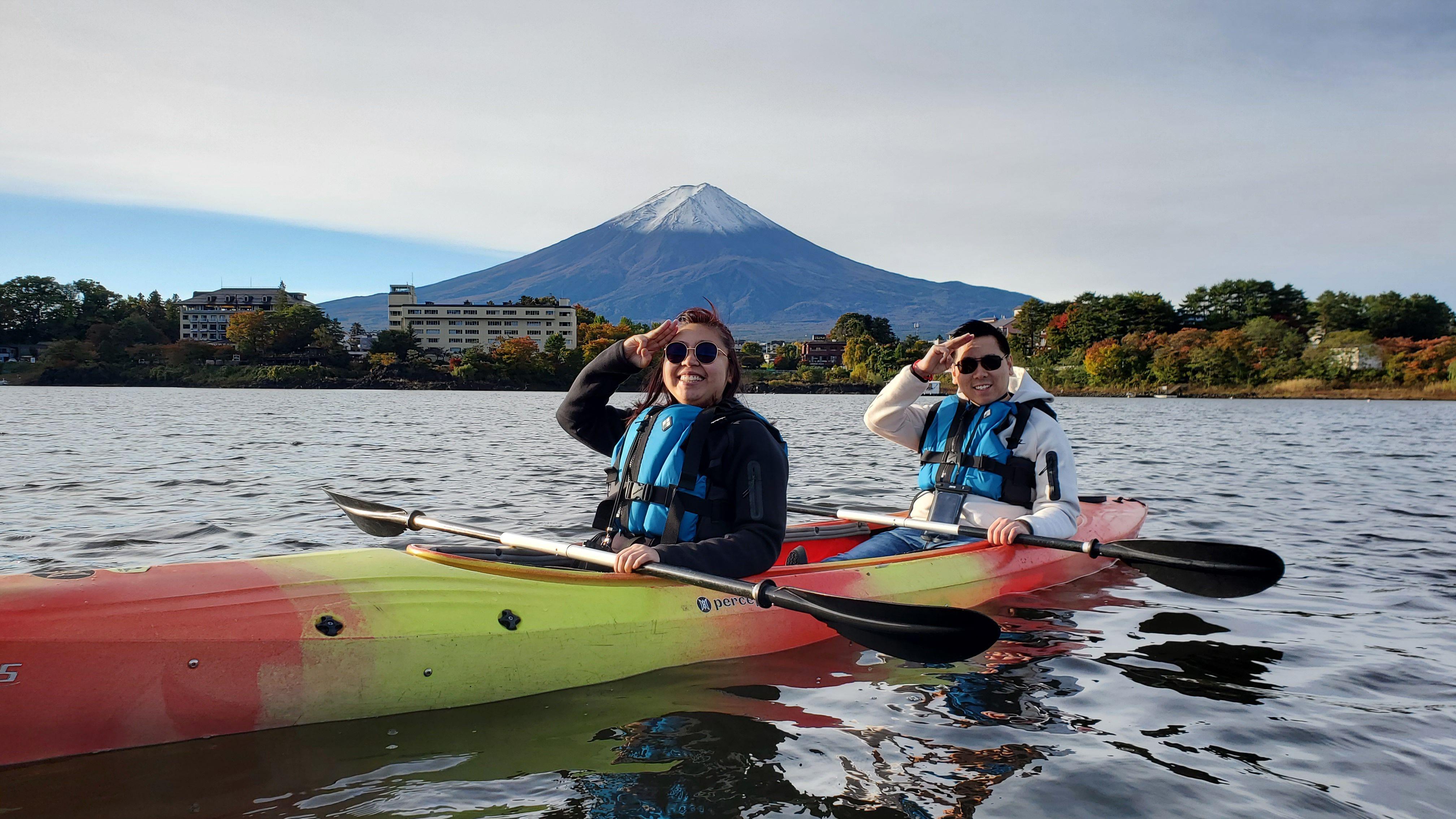 Early Morning Kayaking & Coffee on Lake Kawaguchiko