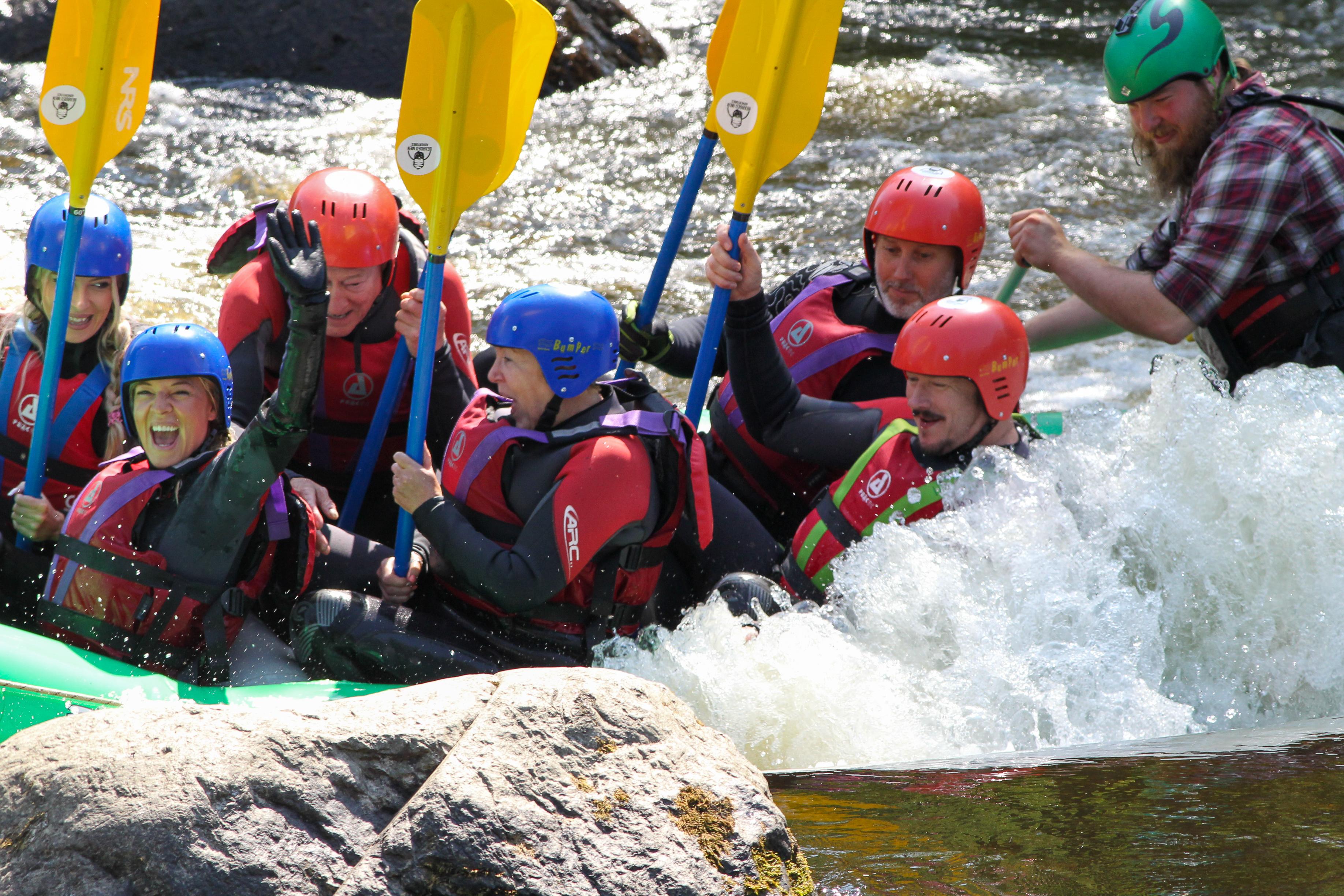 Llangollen White Water Rafting Experience