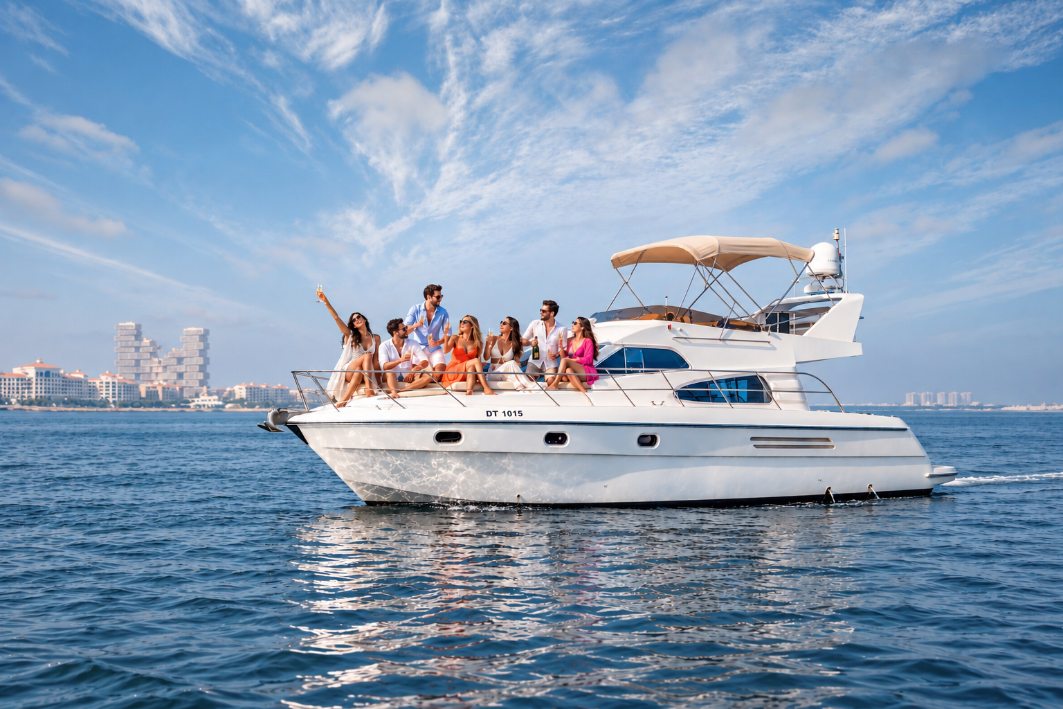 Private Yacht Charter – Dubai Marina & Palm