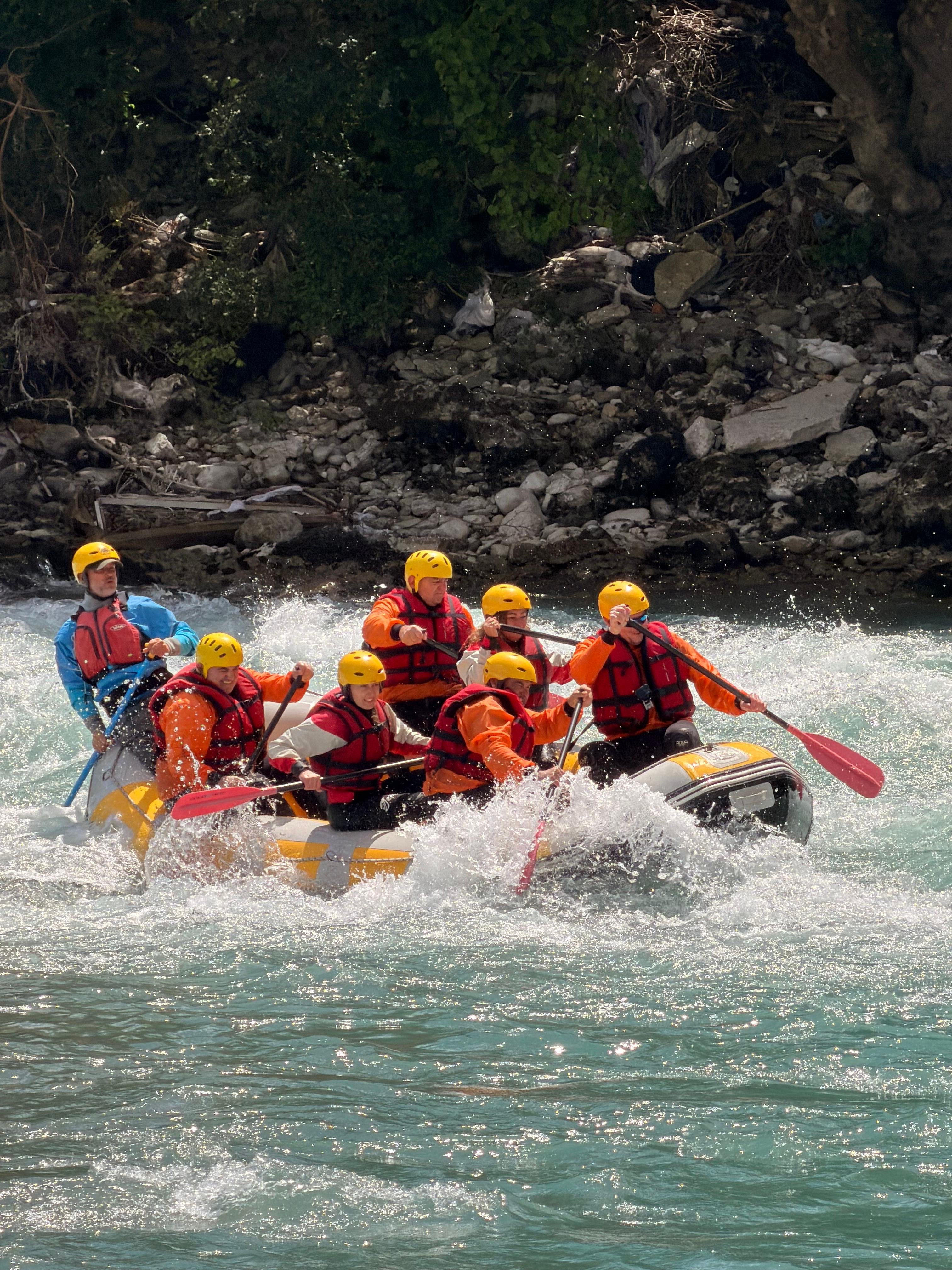 Vjosa River Rafting & Permet Thermal Springs from Saranda