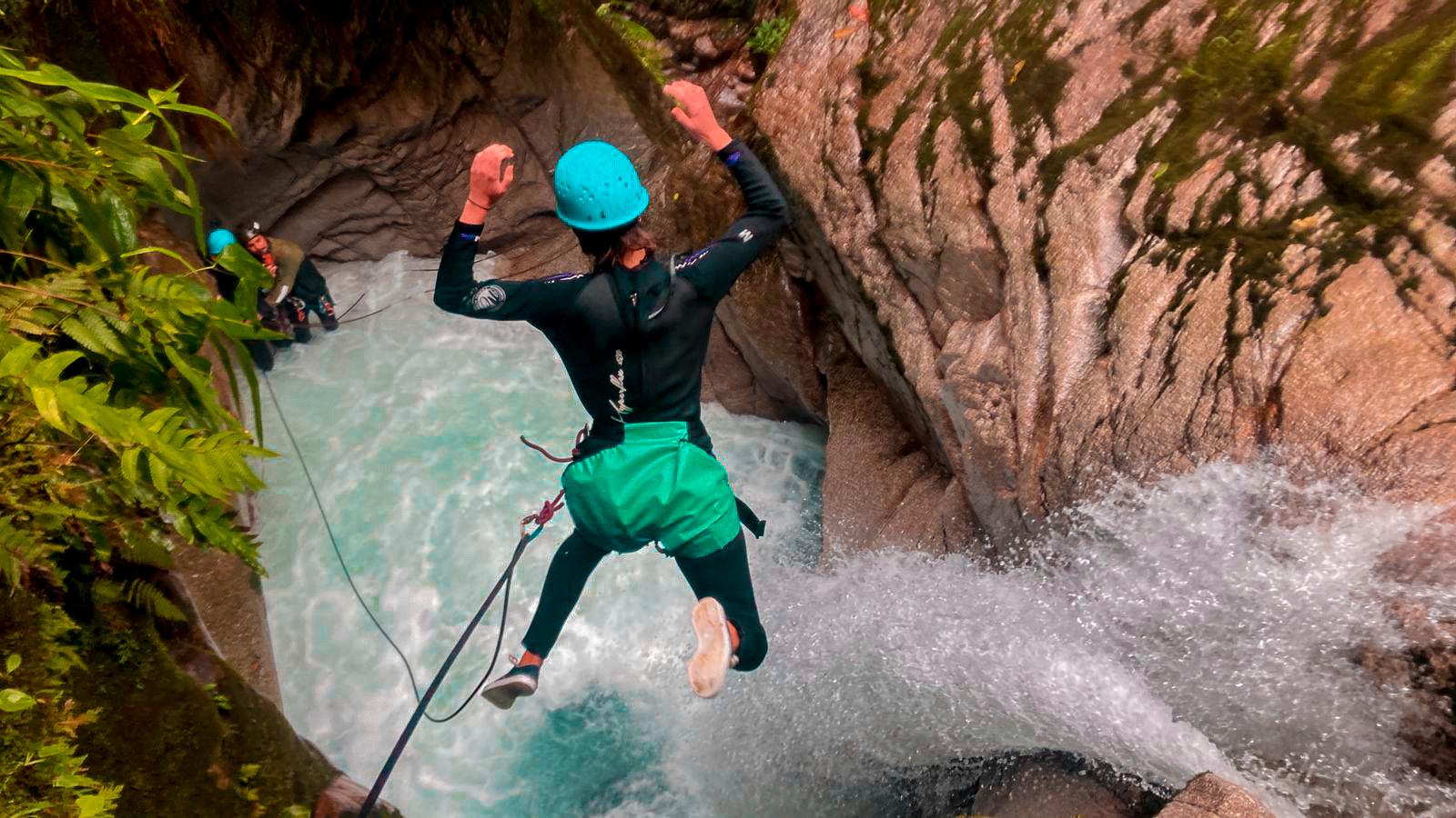 Cashaurco Extreme Canyoning from Baños de Agua Santa