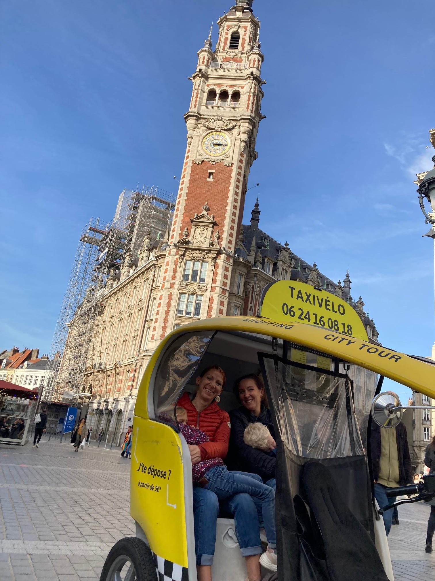Private Electric Bike Taxi Tour of Lille
