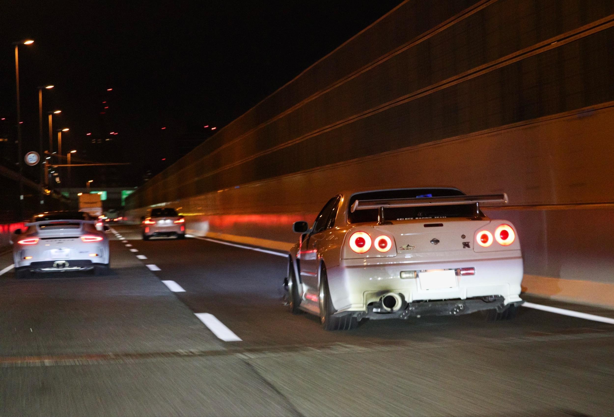 Osaka JDM Night Cruise: 630HP R34 GT-R Ride-Along