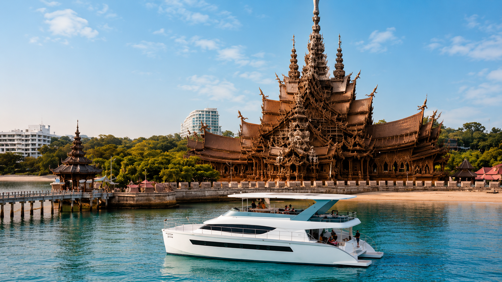 Pattaya Luxury Yacht Island-Hopping Experience