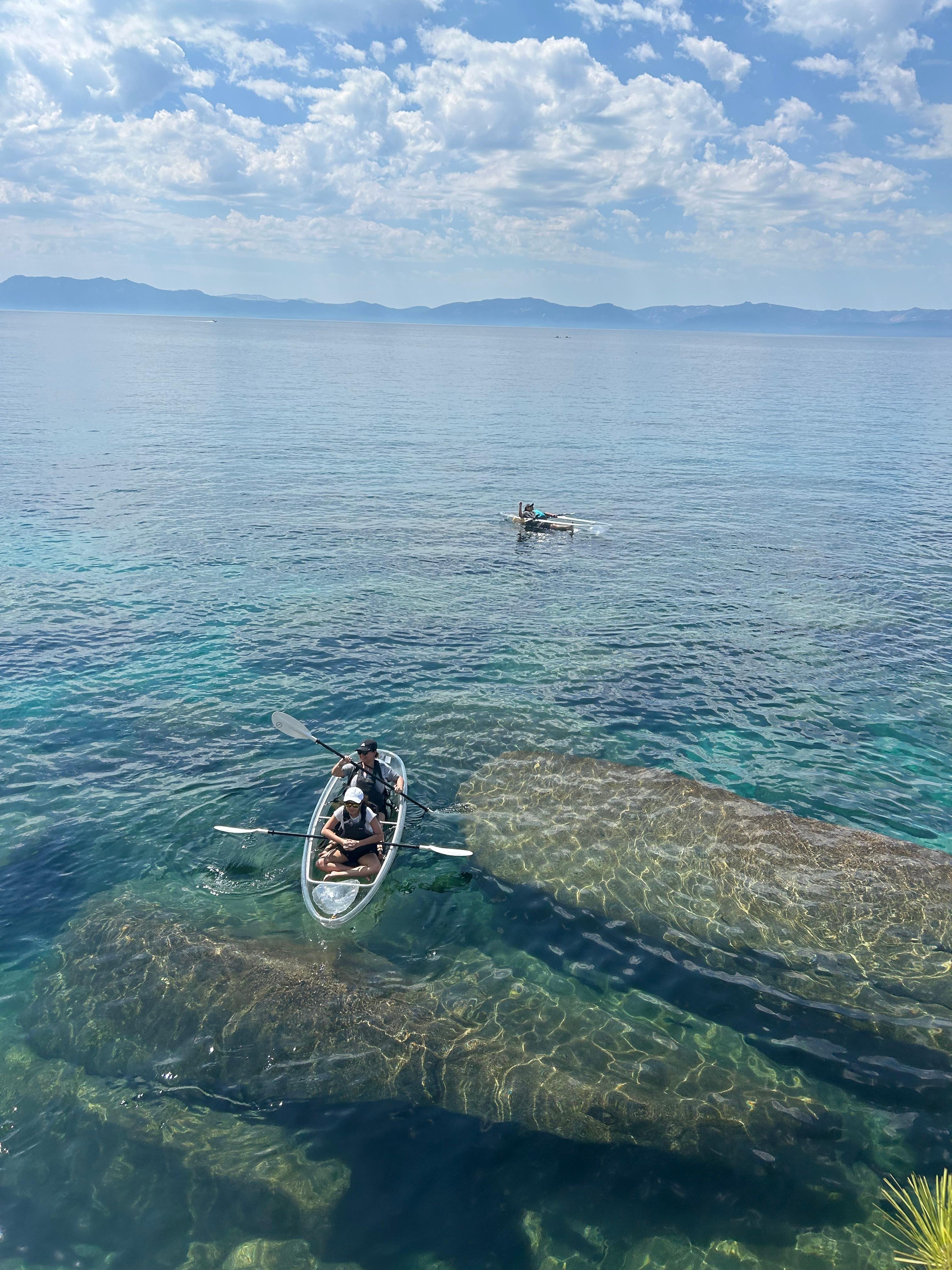 Sand Harbor Transparent Kayak Adventure