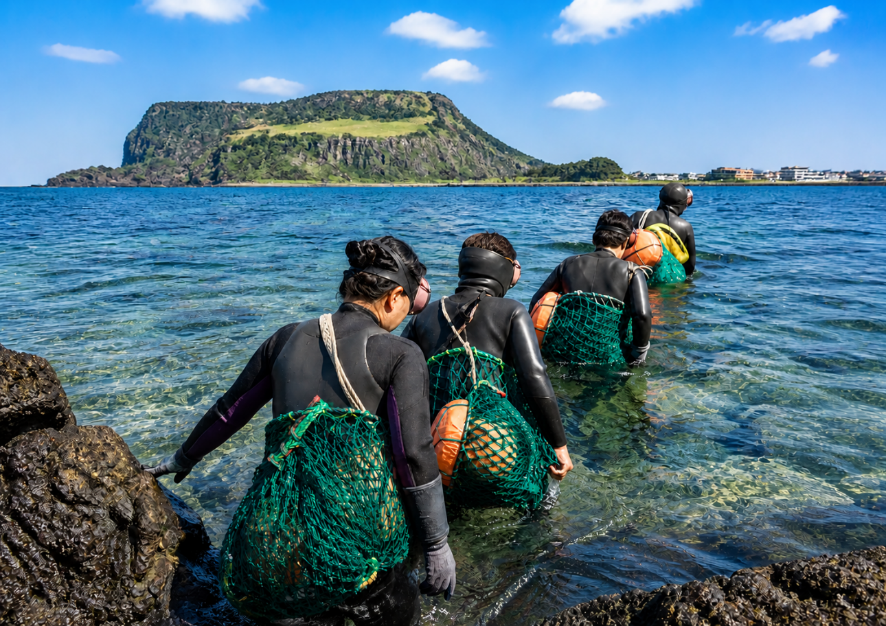 Eastern Jeju UNESCO Heritage Day Tour with Haenyeo Diving Show