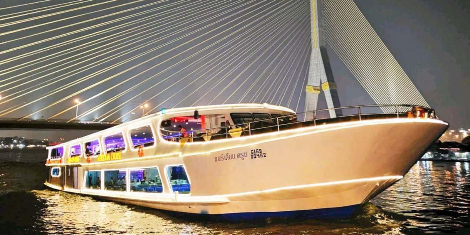 Bangkok Meridian Dinner Cruise with Optional Transfers