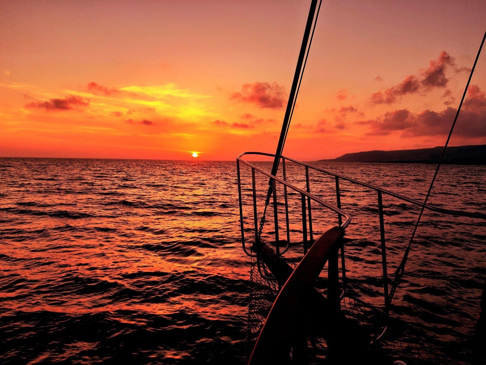 Argostoli Sunset Cruise with Swim Stops, Dinner & Wine