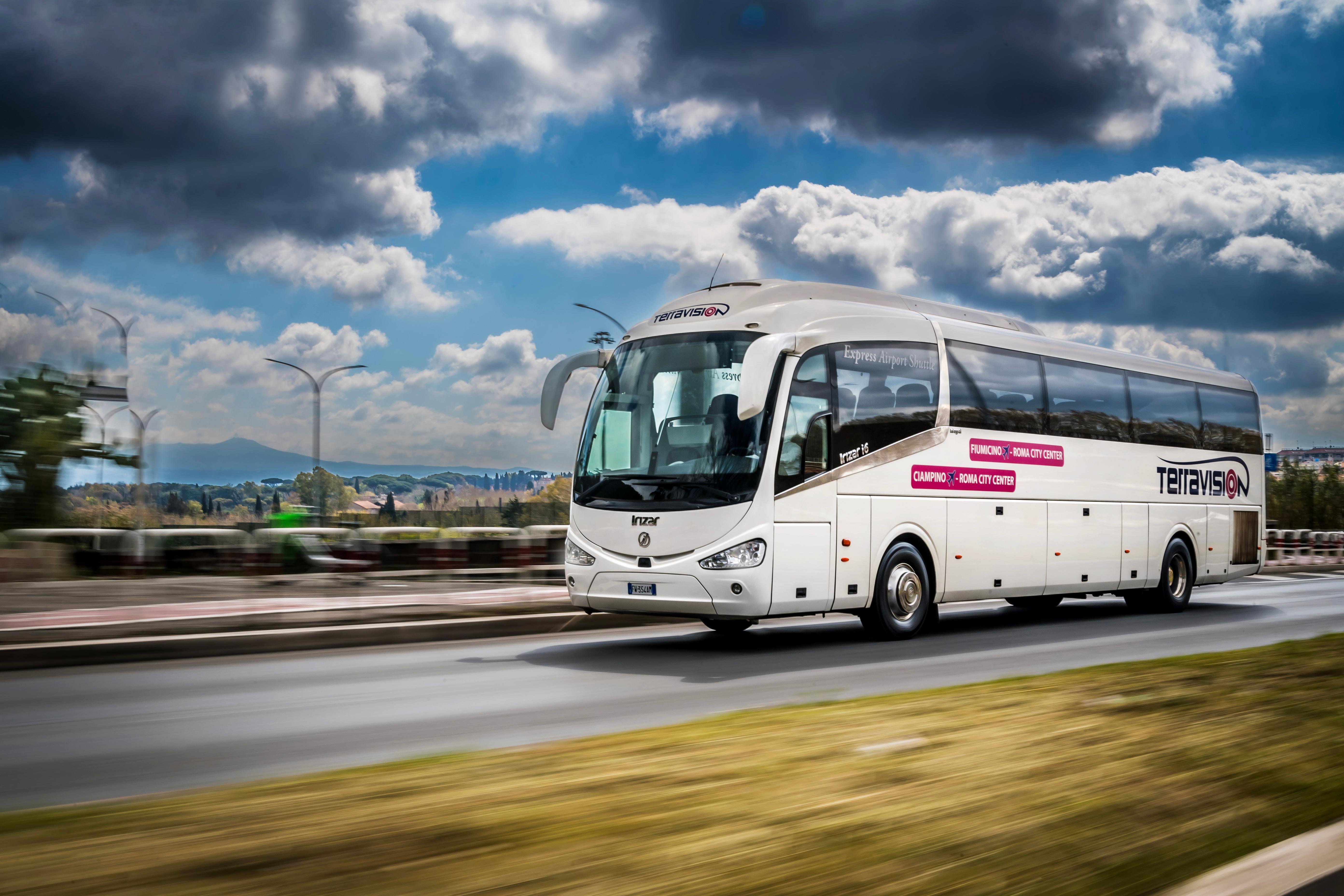 Rome Fiumicino Airport ↔ Termini Station Direct Bus Transfer