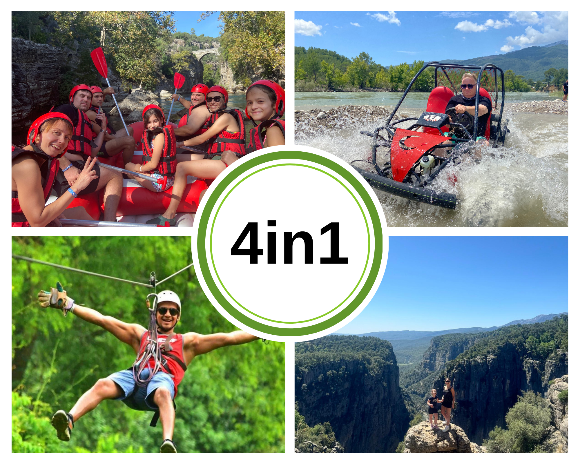 Köprülü Canyon Multi-Adventure: Rafting, Buggy & Zipline