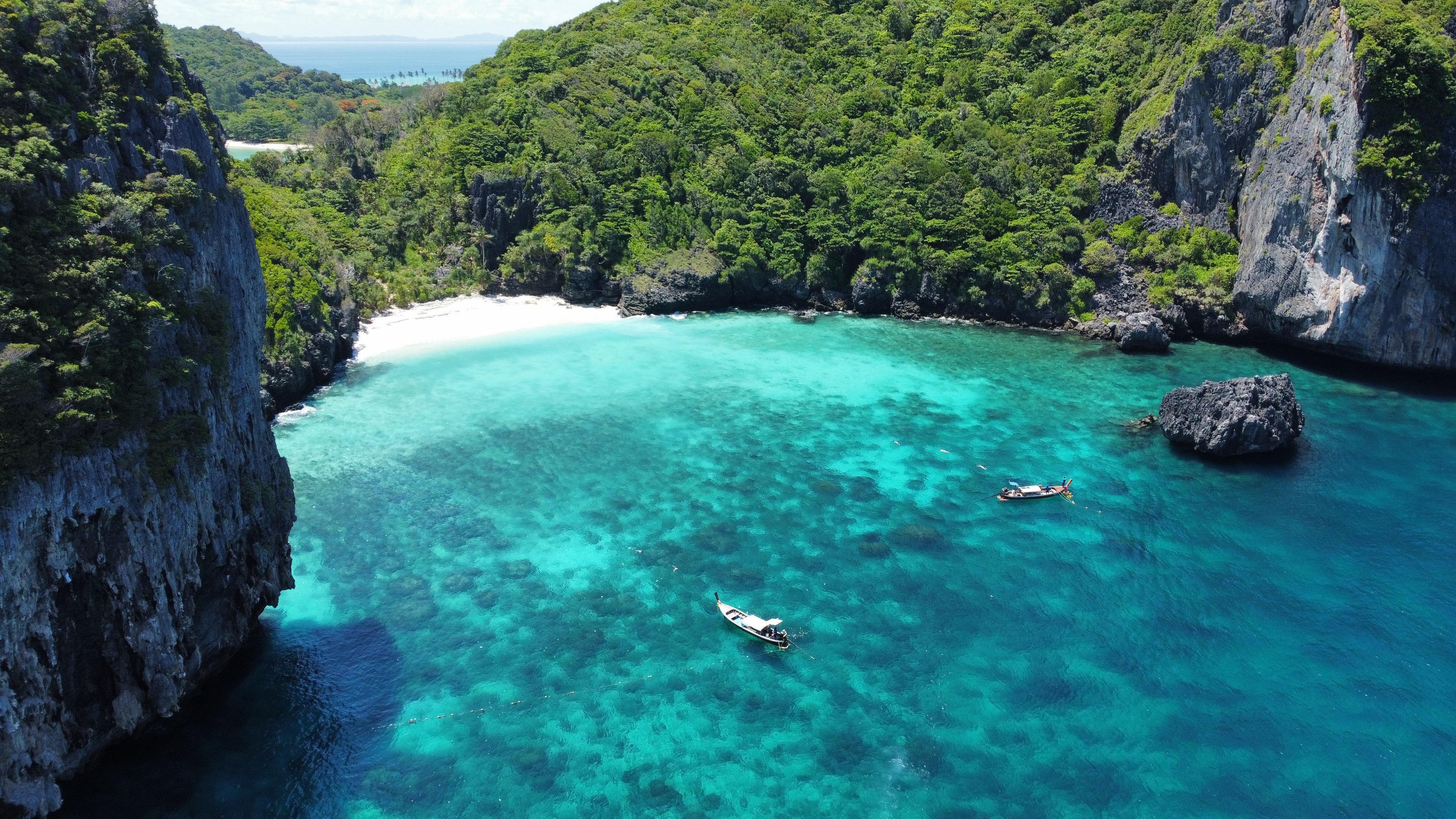 Phi Phi & 4 Islands Premium Sunset Catamaran Cruise