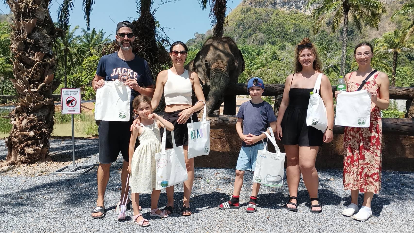 Krabi Ethical Elephant Sanctuary: Observe, Feed & Walk (No Touching)
