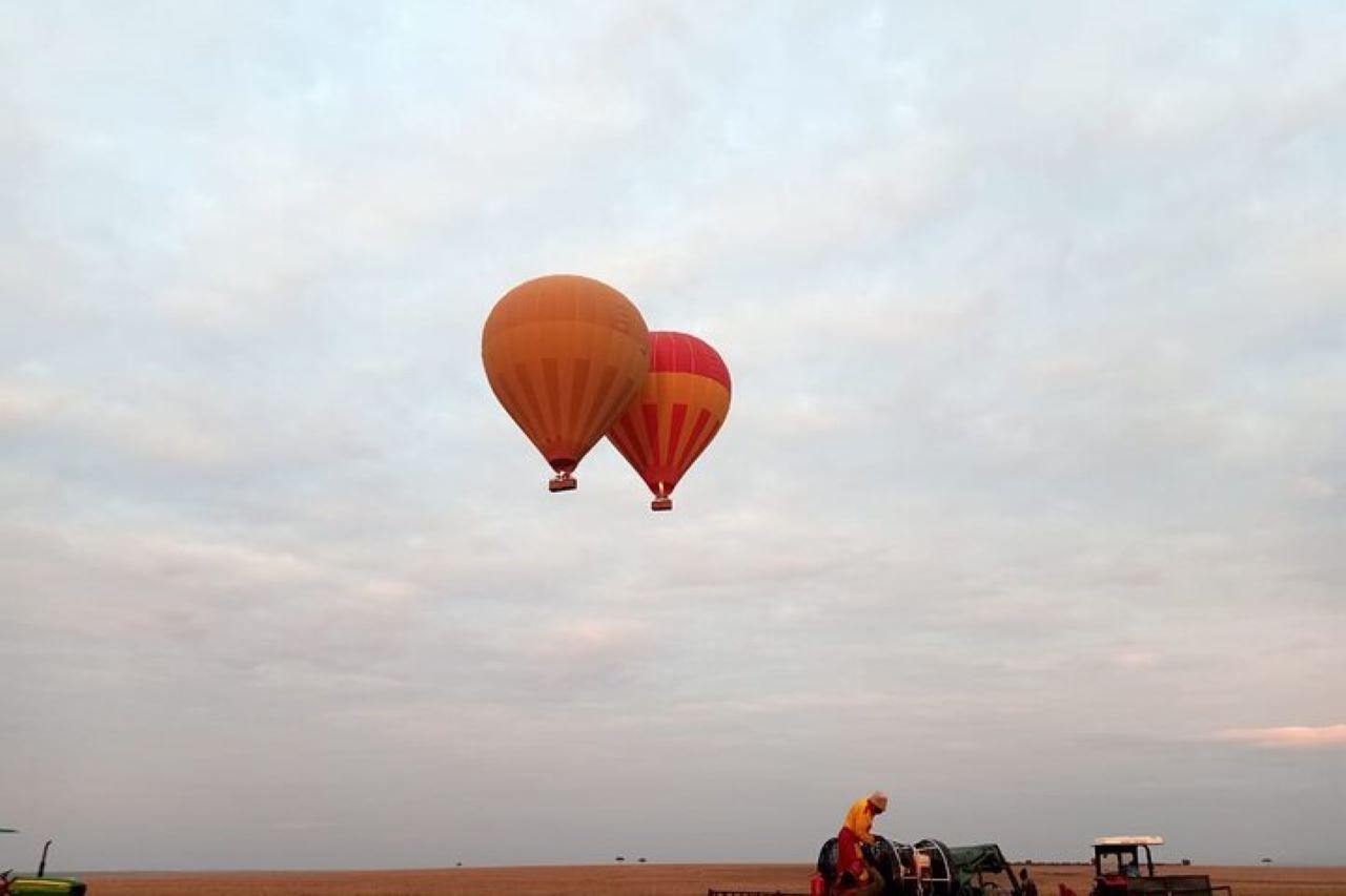 Maasai Mara Sunrise Hot Air Balloon Safari with Champagne Breakfast