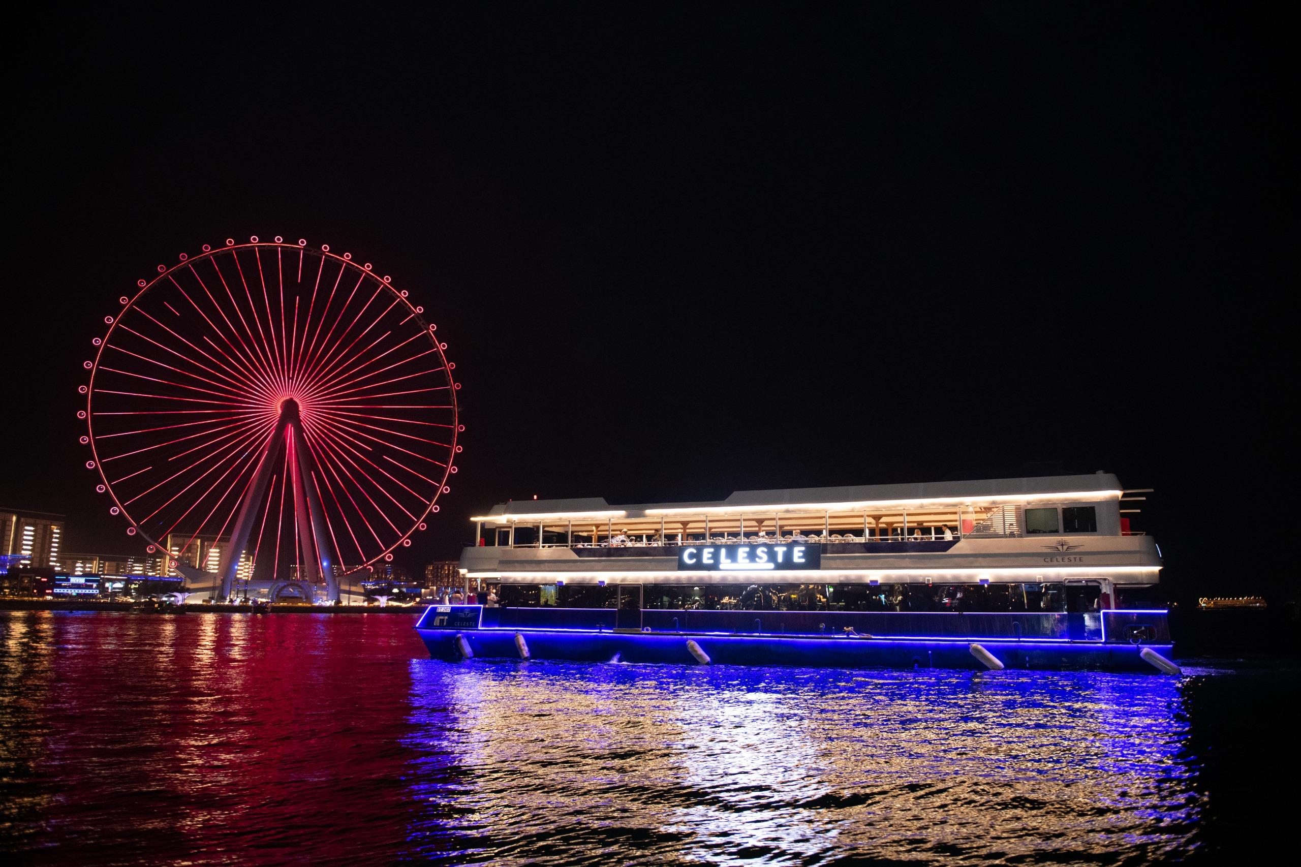 Dubai Marina Luxury Dinner Cruise with Live Entertainment & Open Bar