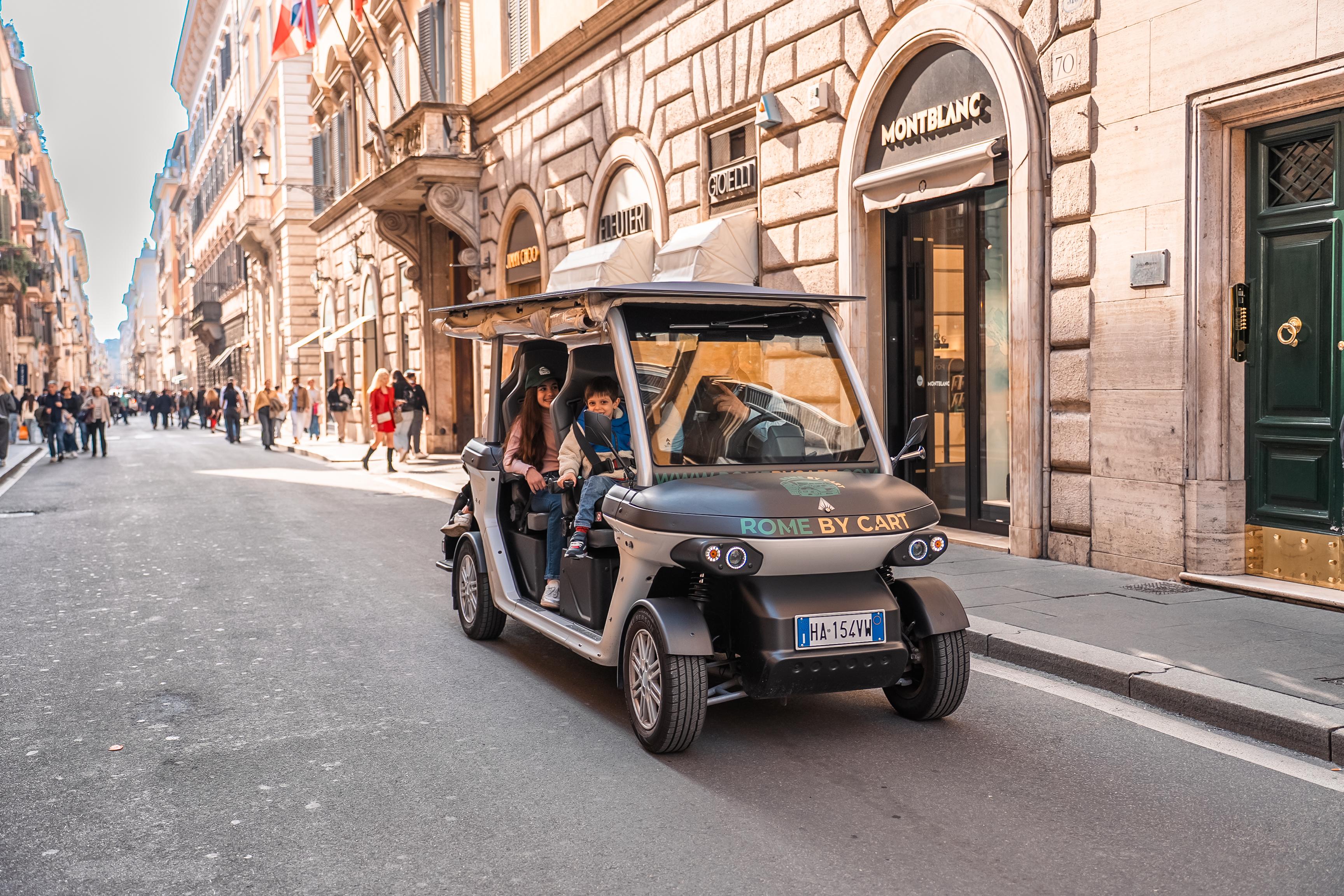 Rome for Families: Kid-Friendly Private Golf Cart Tour