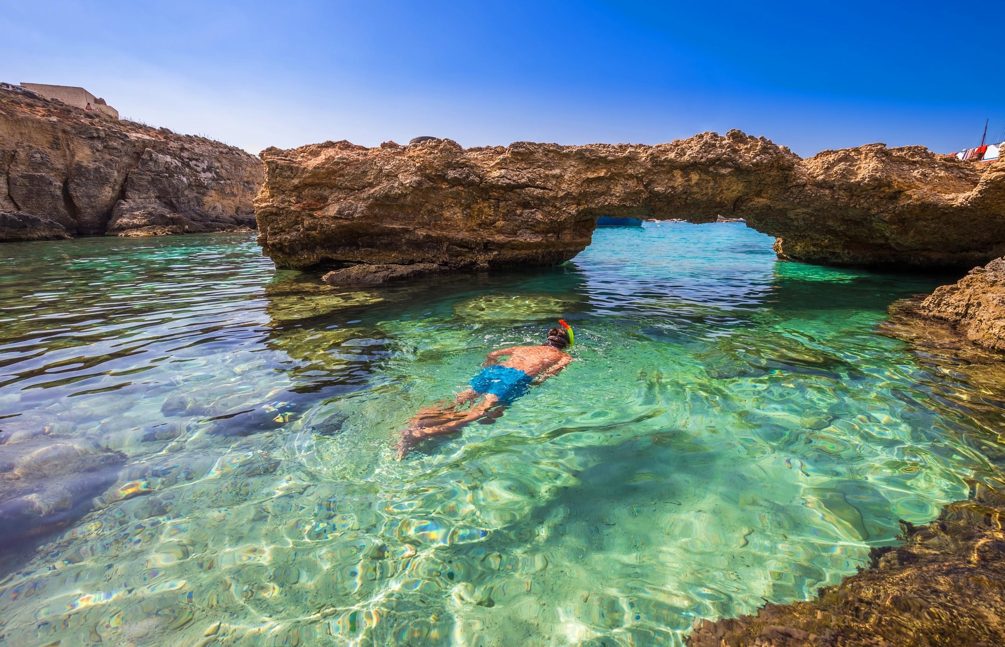Flexible Ferry to Comino Blue Lagoon & Gozo Option