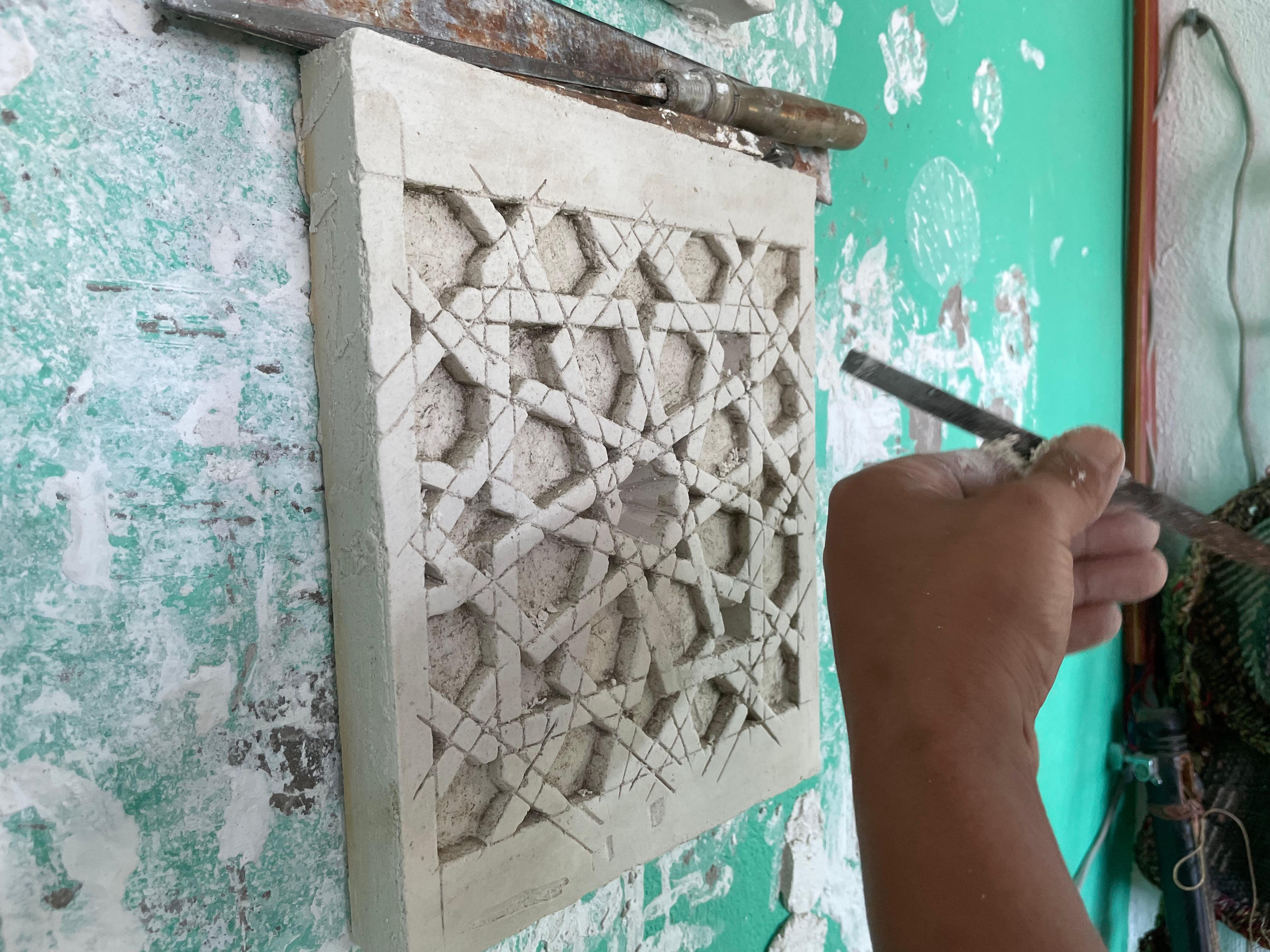 Moroccan Plaster Carving Workshop with Master Artisan