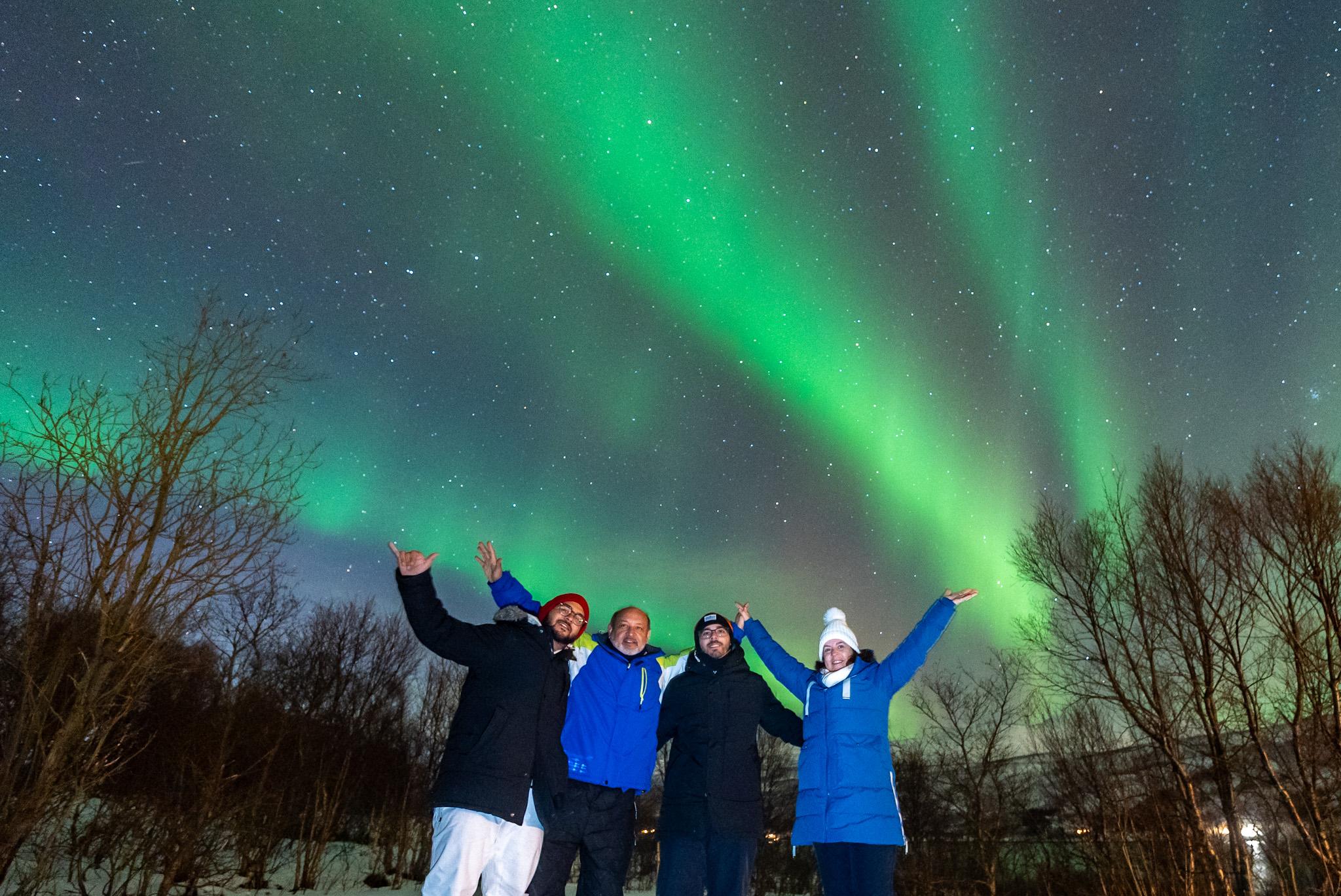 Tromsø Northern Lights Hunt with Hot Meal & Pro Photography