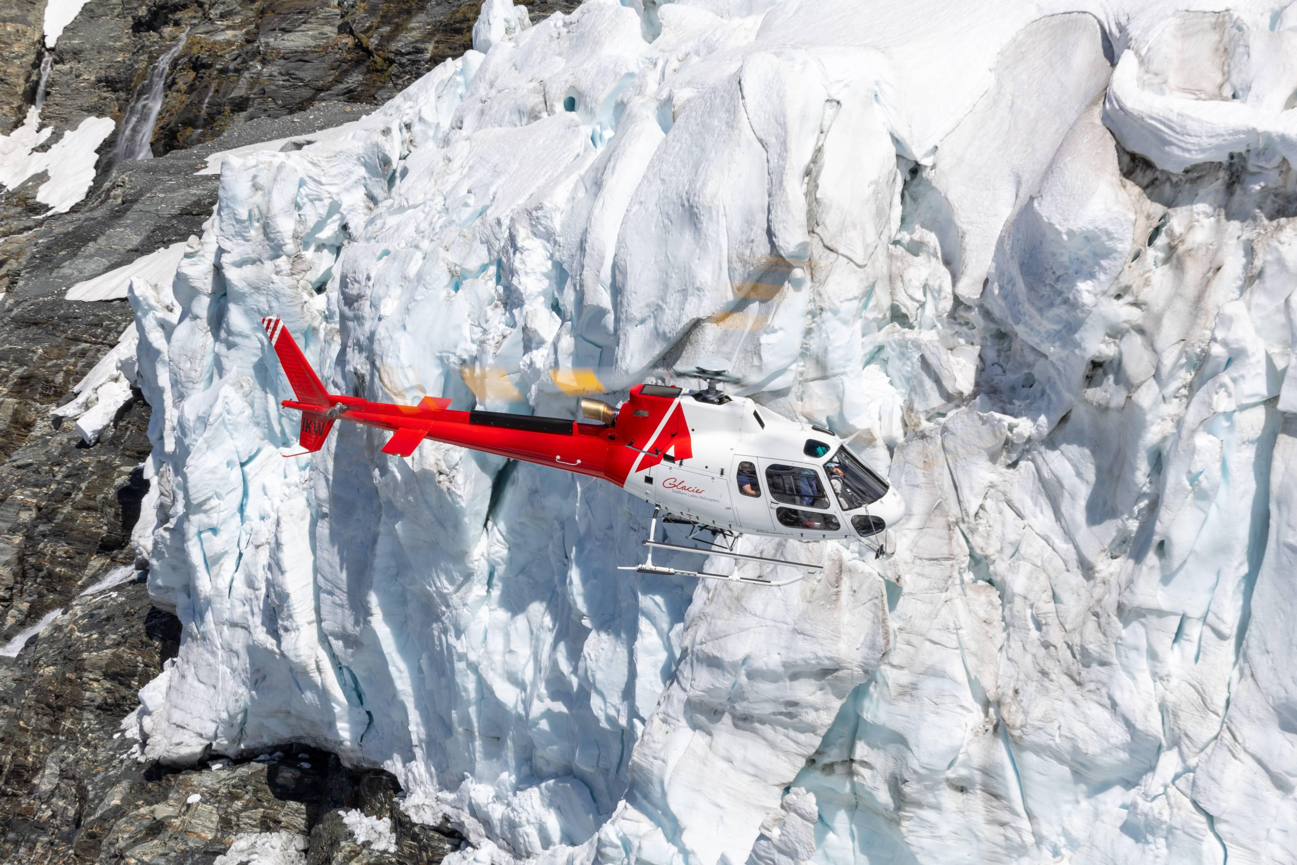 Glacier Explorer & Earnslaw Burn Helicopter Flight