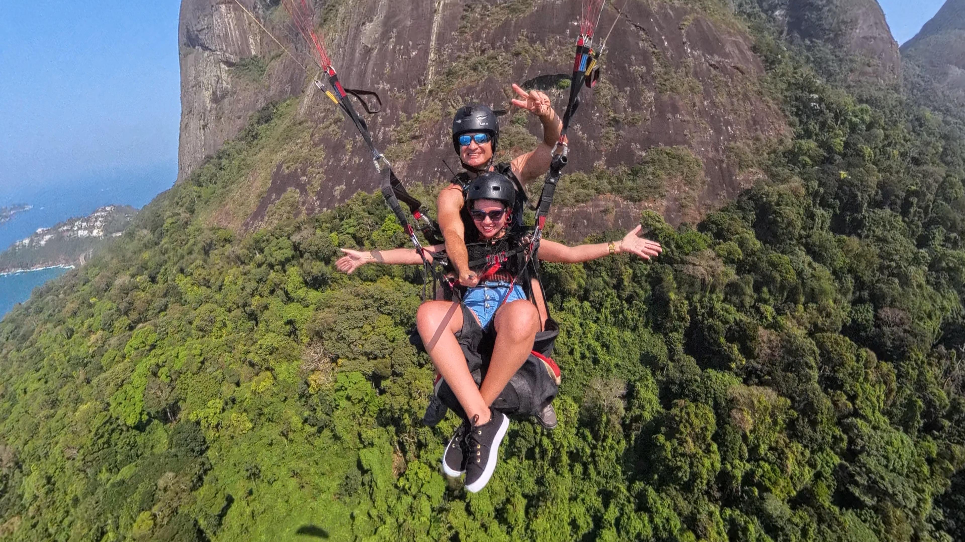 Paragliding Tandem Flight over Rio de Janeiro