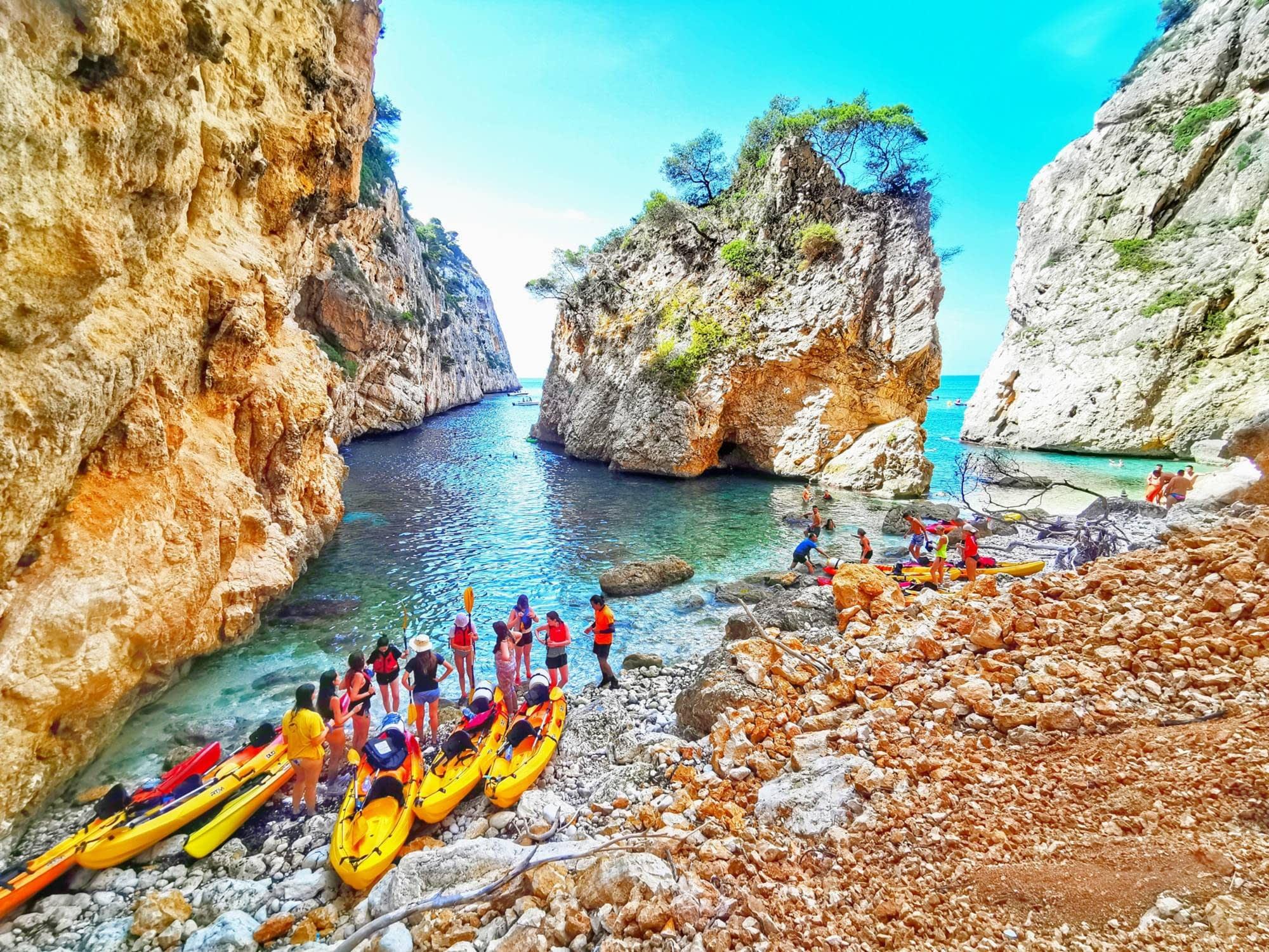 Granadella Kayaking Adventure to Hidden Coves