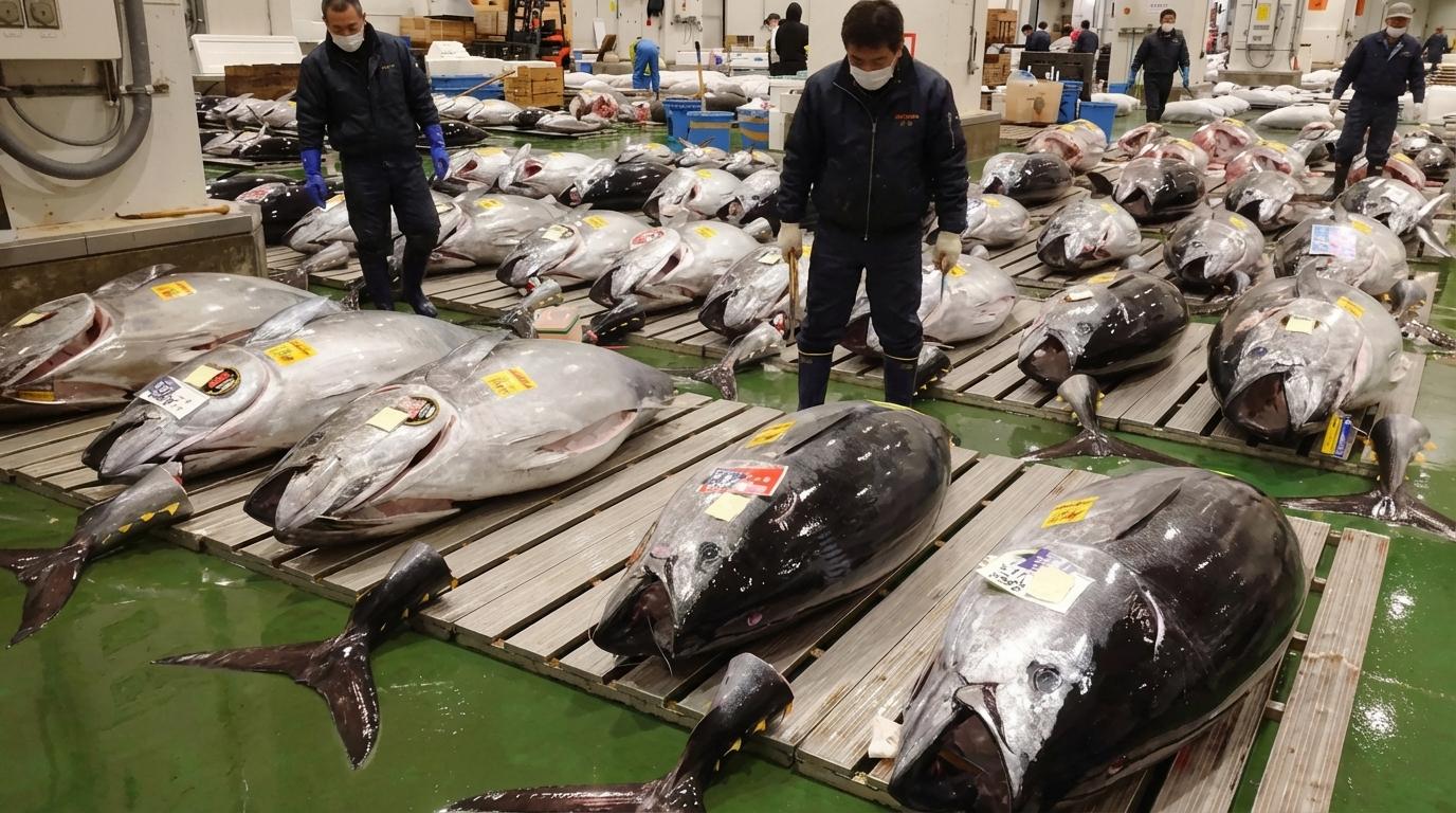 Tokyo: Toyosu Tuna Auction &Tsukiji Market Gourmet Adventure