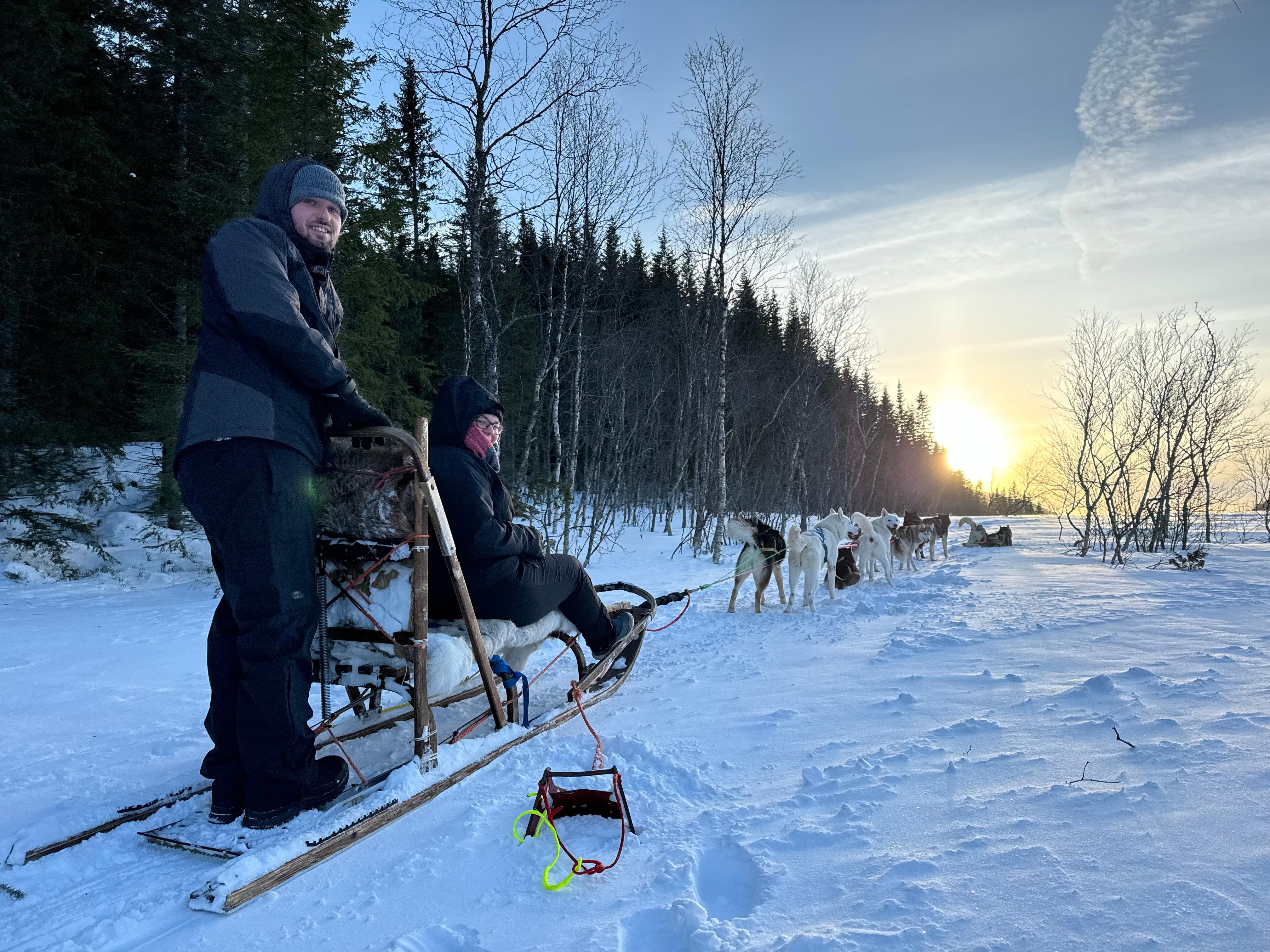 Husky Sledding Adventure in Sulitjelma