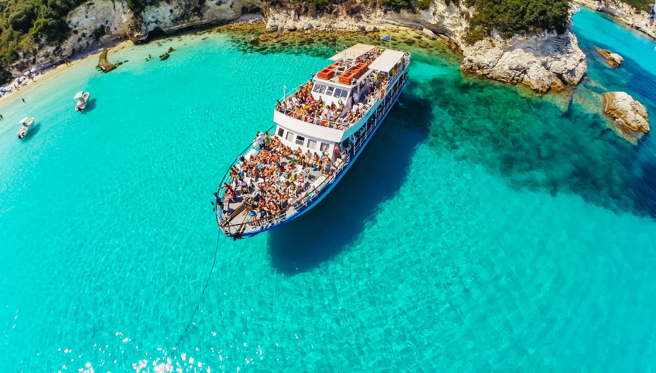 Corfu to Paxos, Antipaxos & Blue Caves Full-Day Cruise