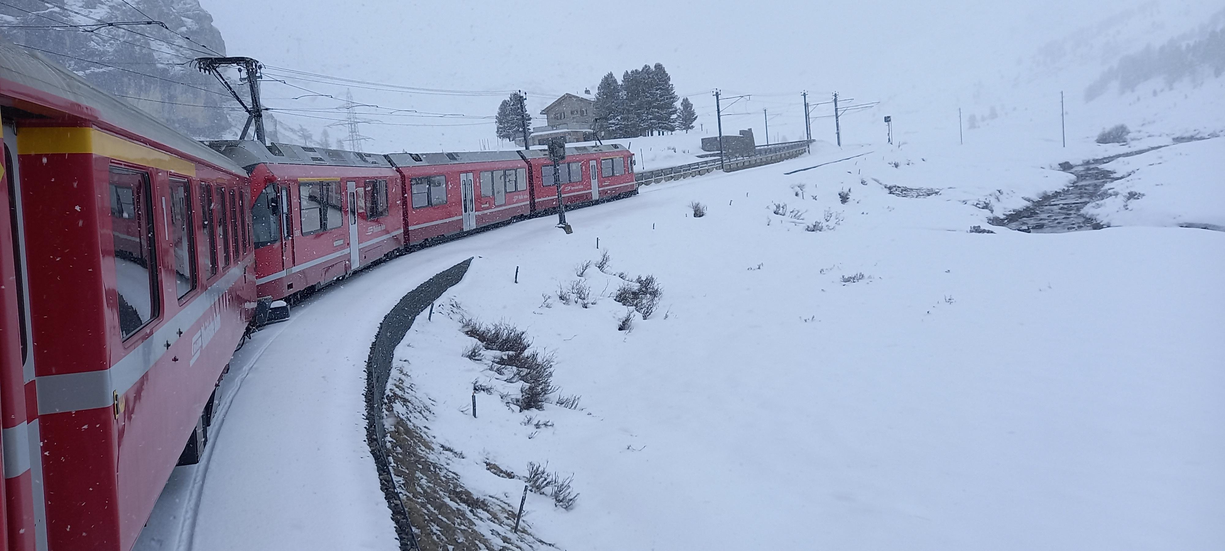 Milan to St. Moritz & Bernina Red Train Day Trip