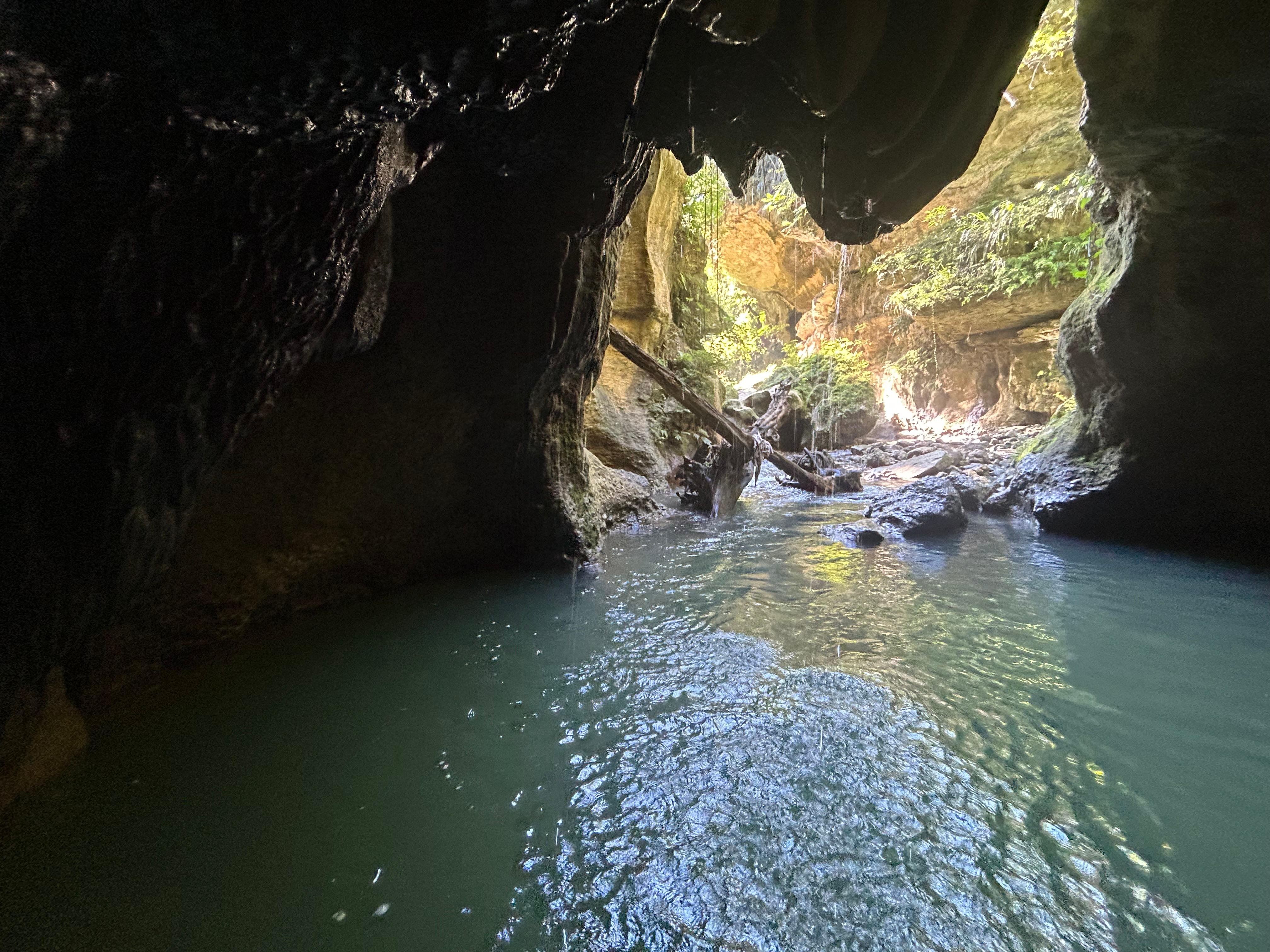 Charco Azul Canyon, Caves, and Mar Chiquita Beach Adventure