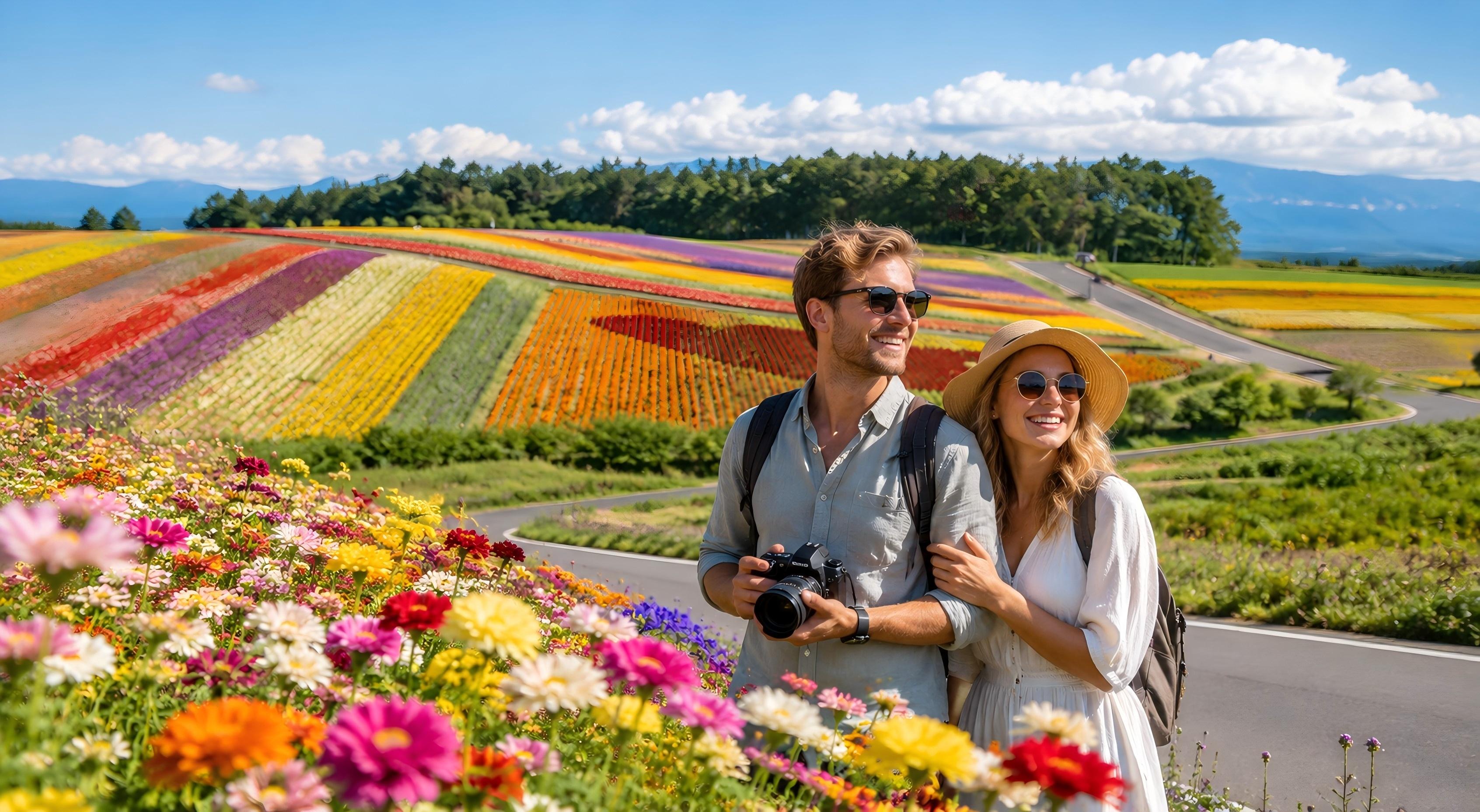 Biei & Furano Summer Flower Fields Day Trip from Sapporo