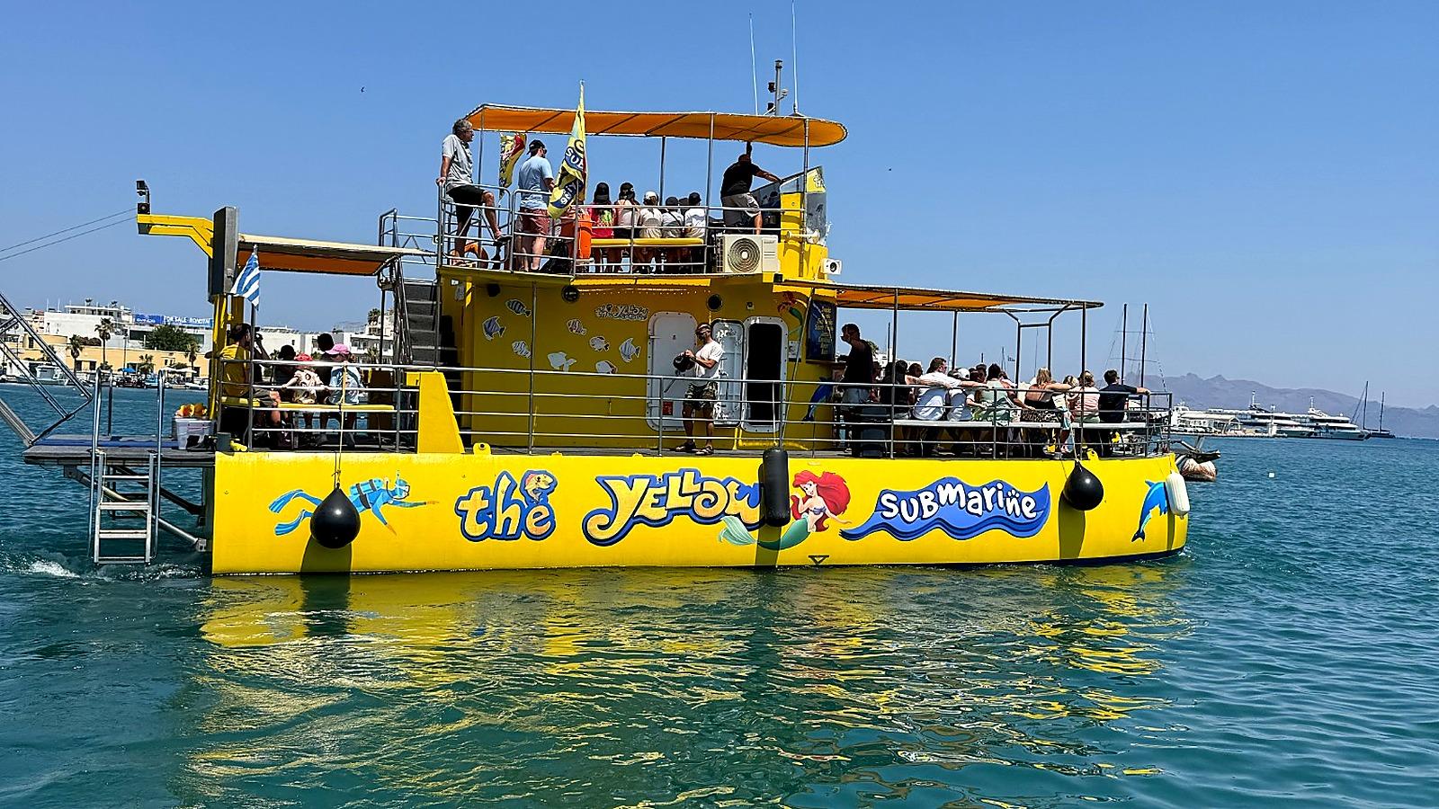 Glass-Bottom Boat Adventure with Mermaid Performance