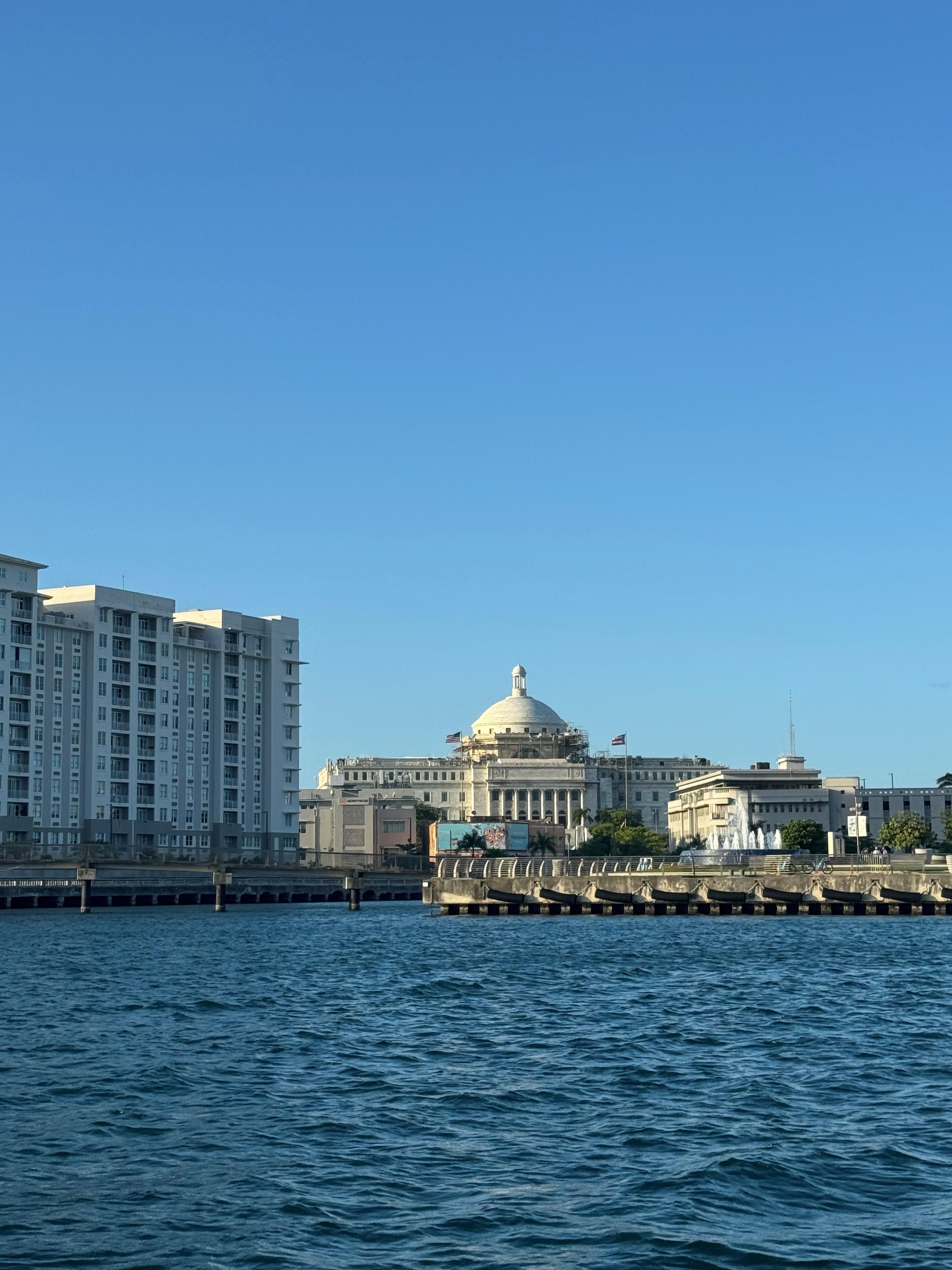 Old San Juan Sunset Pontoon Cruise with Drinks