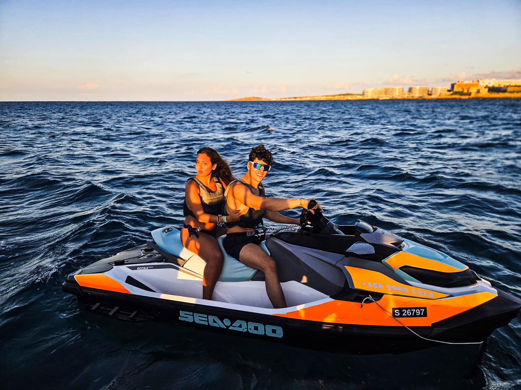 Sunset Jet Ski Safari to Blue Lagoon & Comino