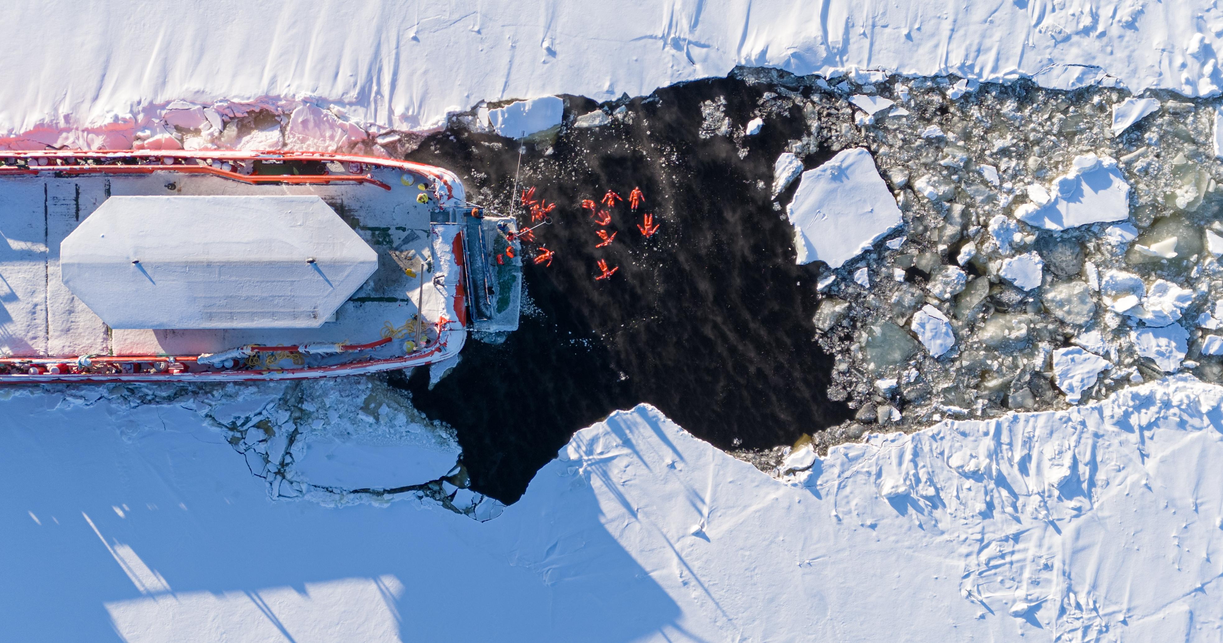 Arctic Icebreaker Cruise: Float & Walk on Frozen Sea