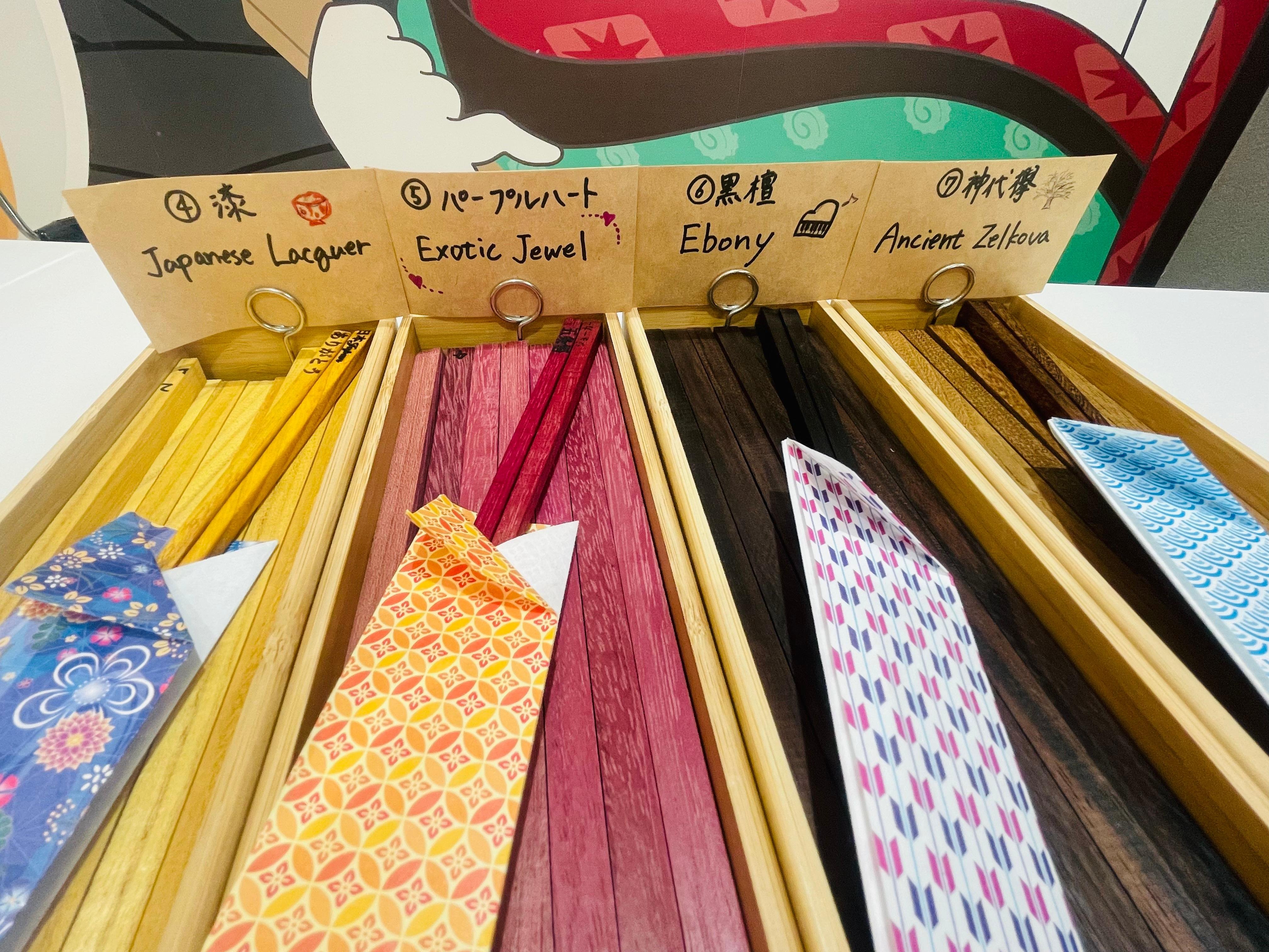 Osaka Castle District Chopstick-Crafting & Souvenir Workshop