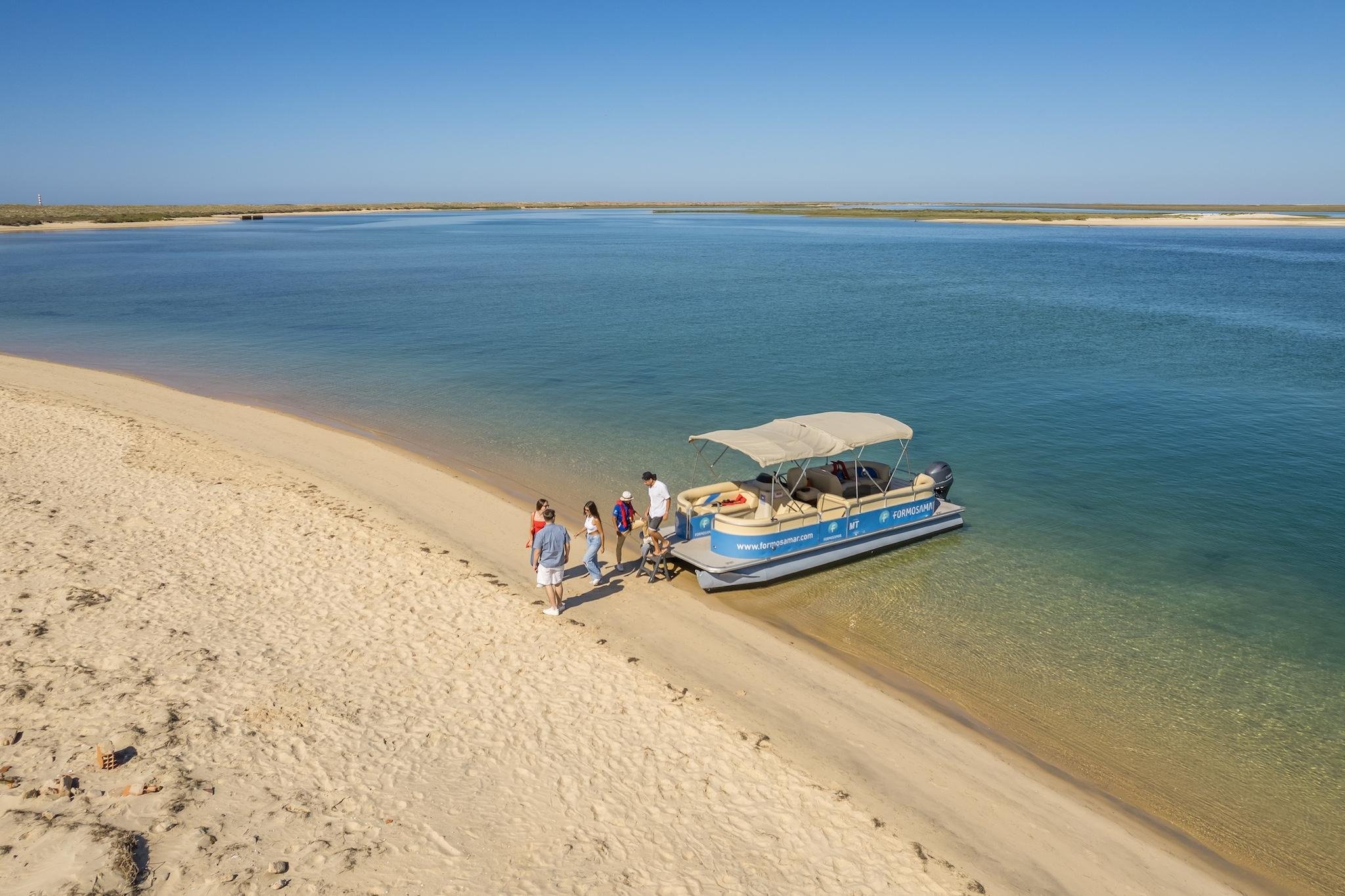 Faro: Deserta Island and Farol Island Catamaran Boat Trip