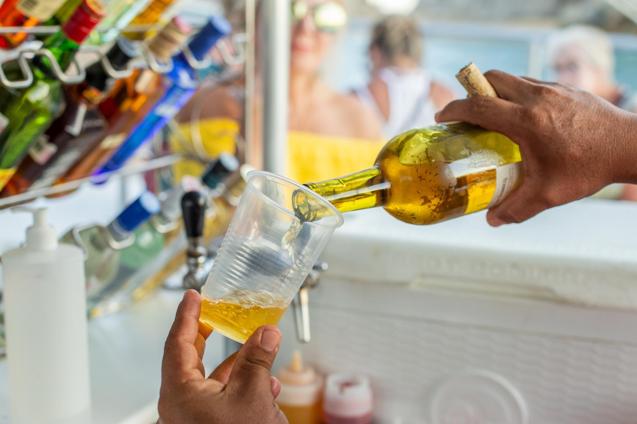 Cabo San Lucas Sunset Catamaran Cruise with Open Bar & Appetizers