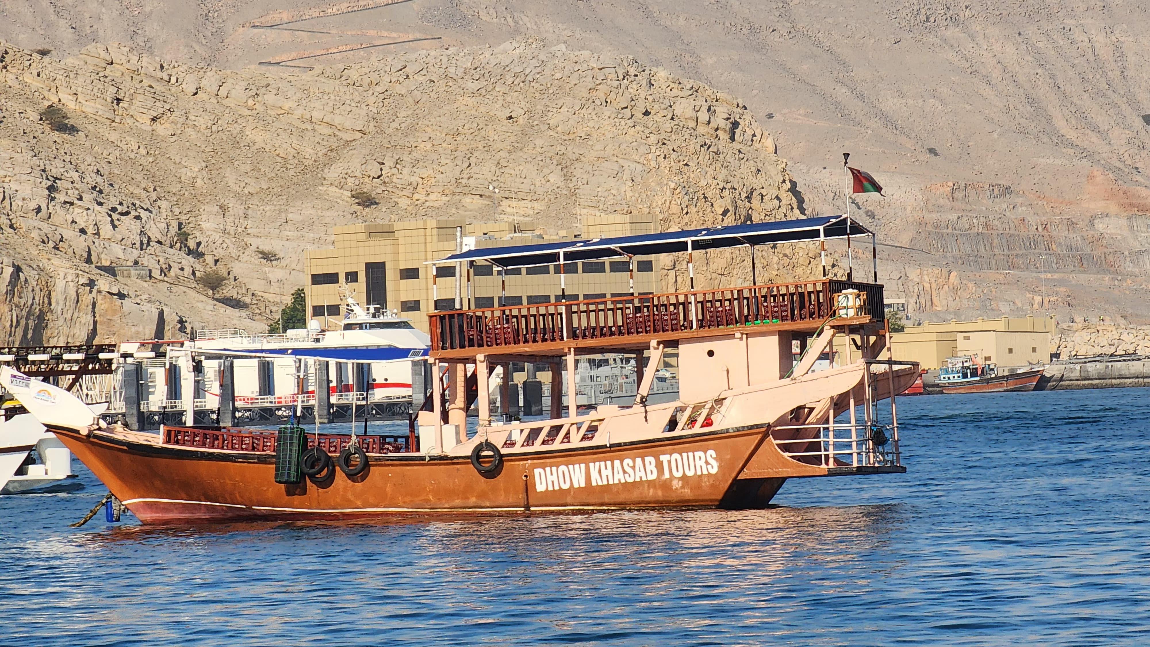 Musandam dhow cruise, Khasab fjords and dolphin watching — image 1