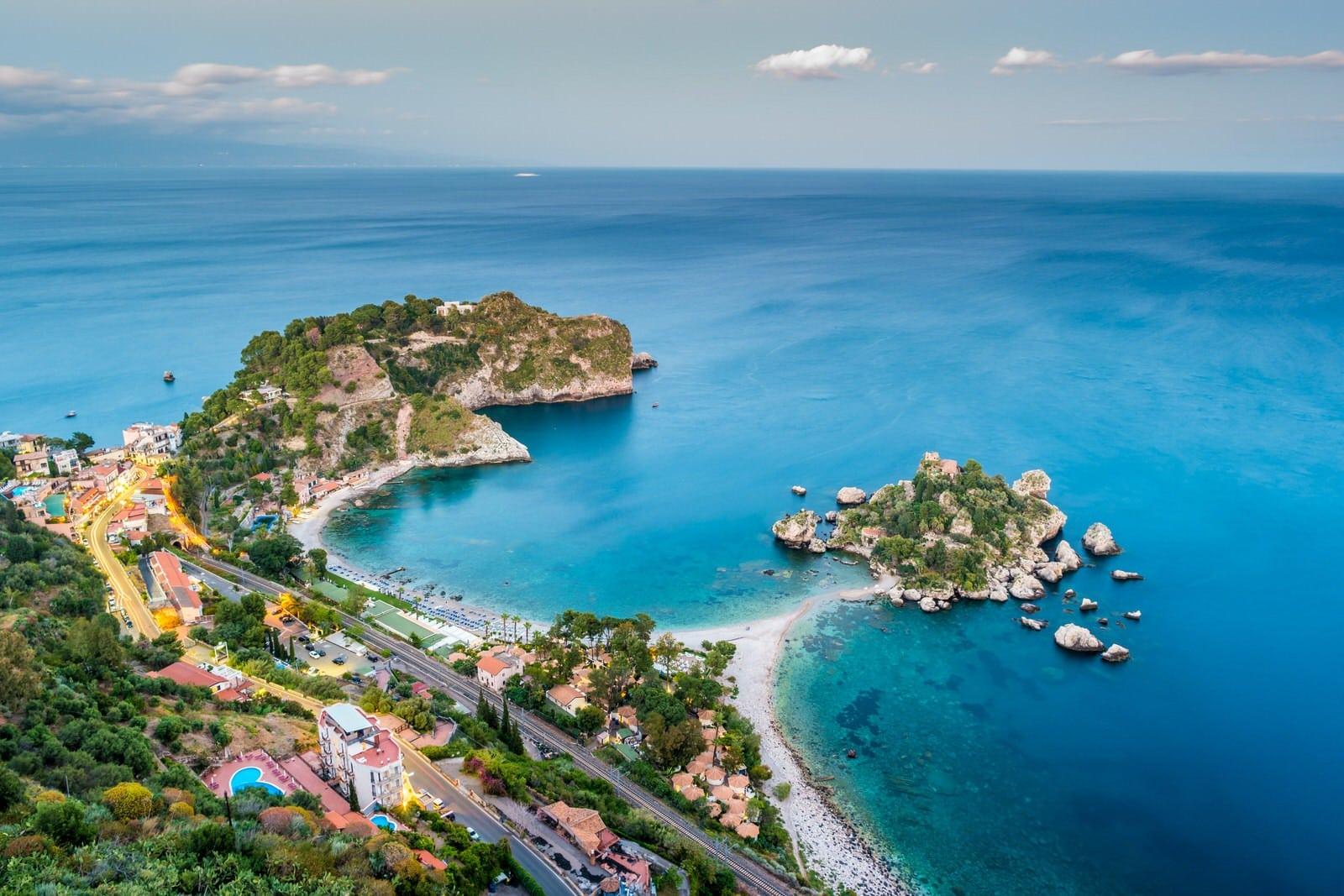 Taormina Blue Caves & Isola Bella Boat Adventure