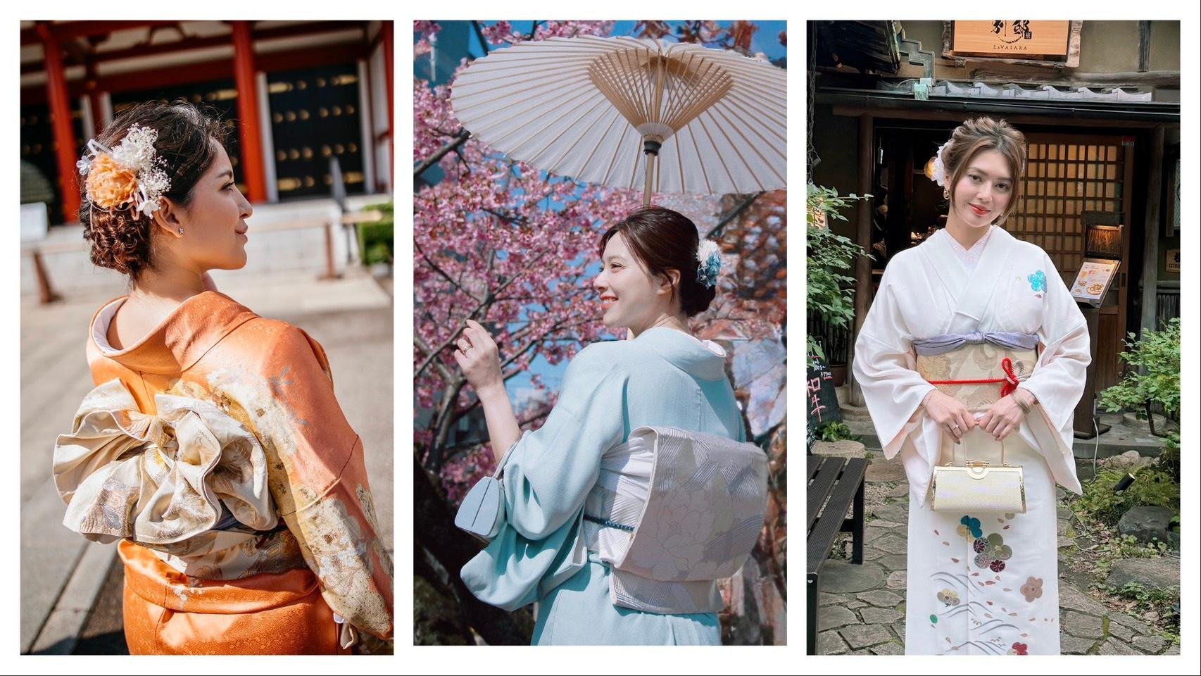Asakusa Kimono Rental with Styling & Tea Ceremony