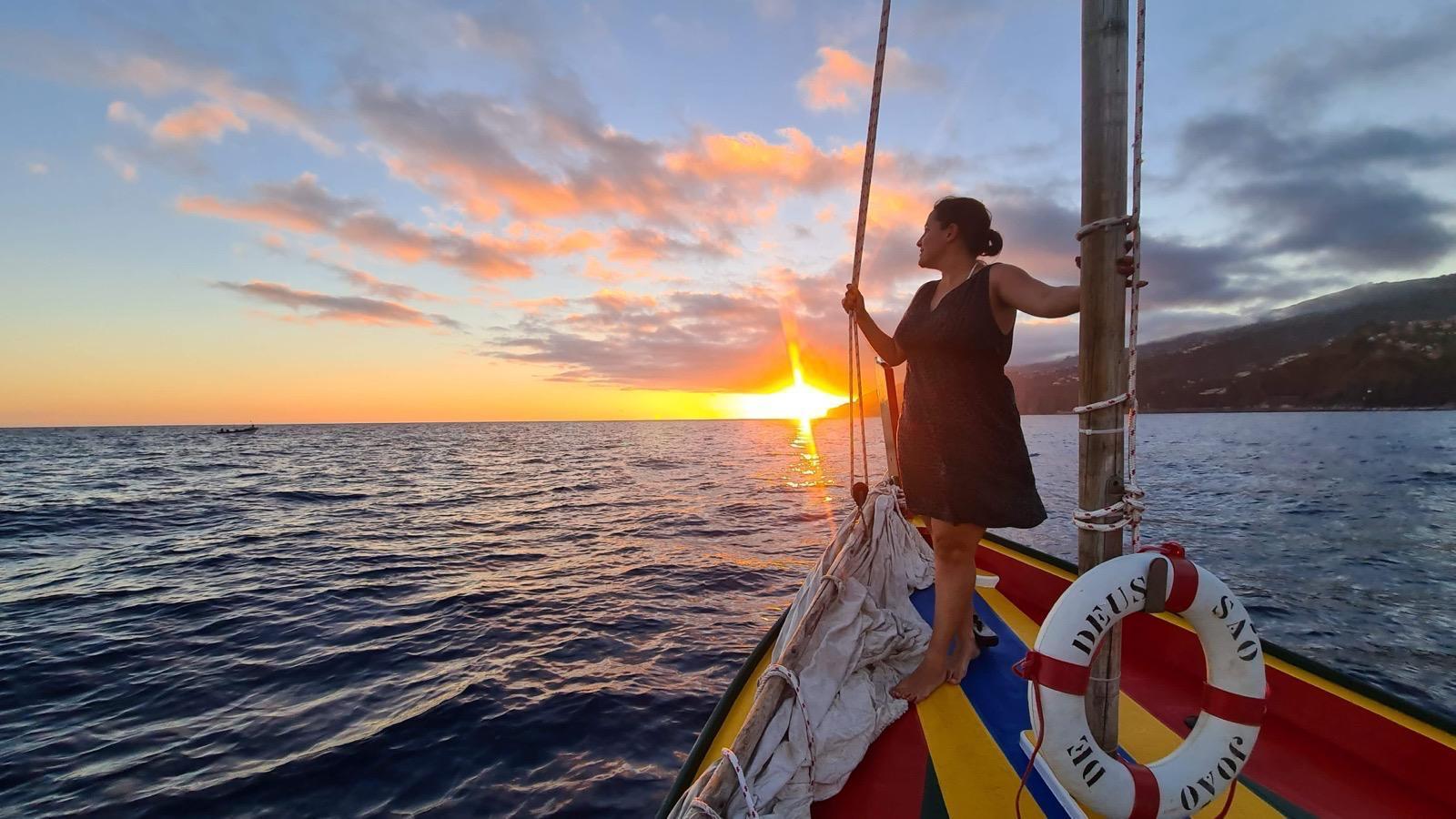 Sunset Sail on a Traditional Xavelha Boat